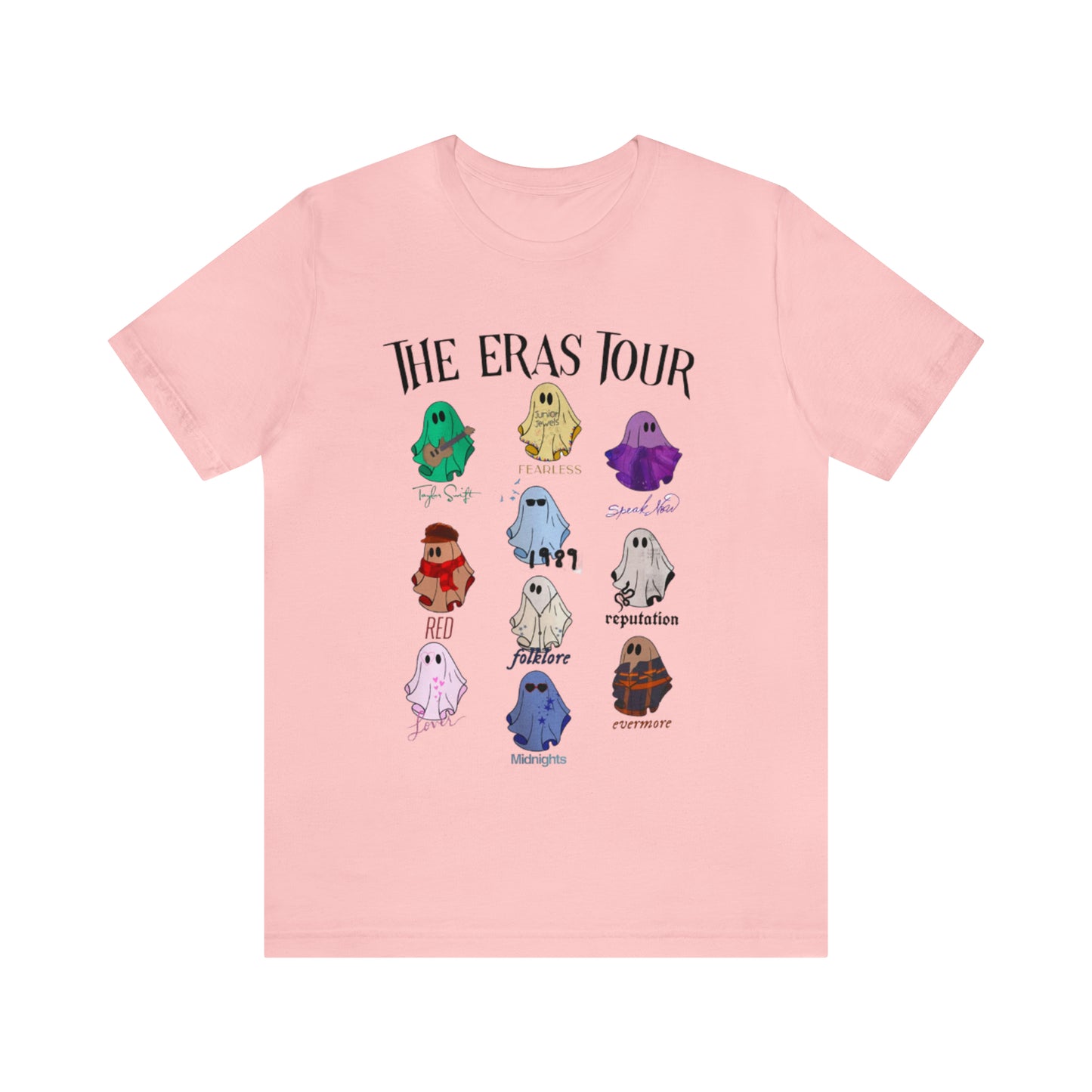 The Eras Tour Ghost Unisex Jersey Short Sleeve Tee