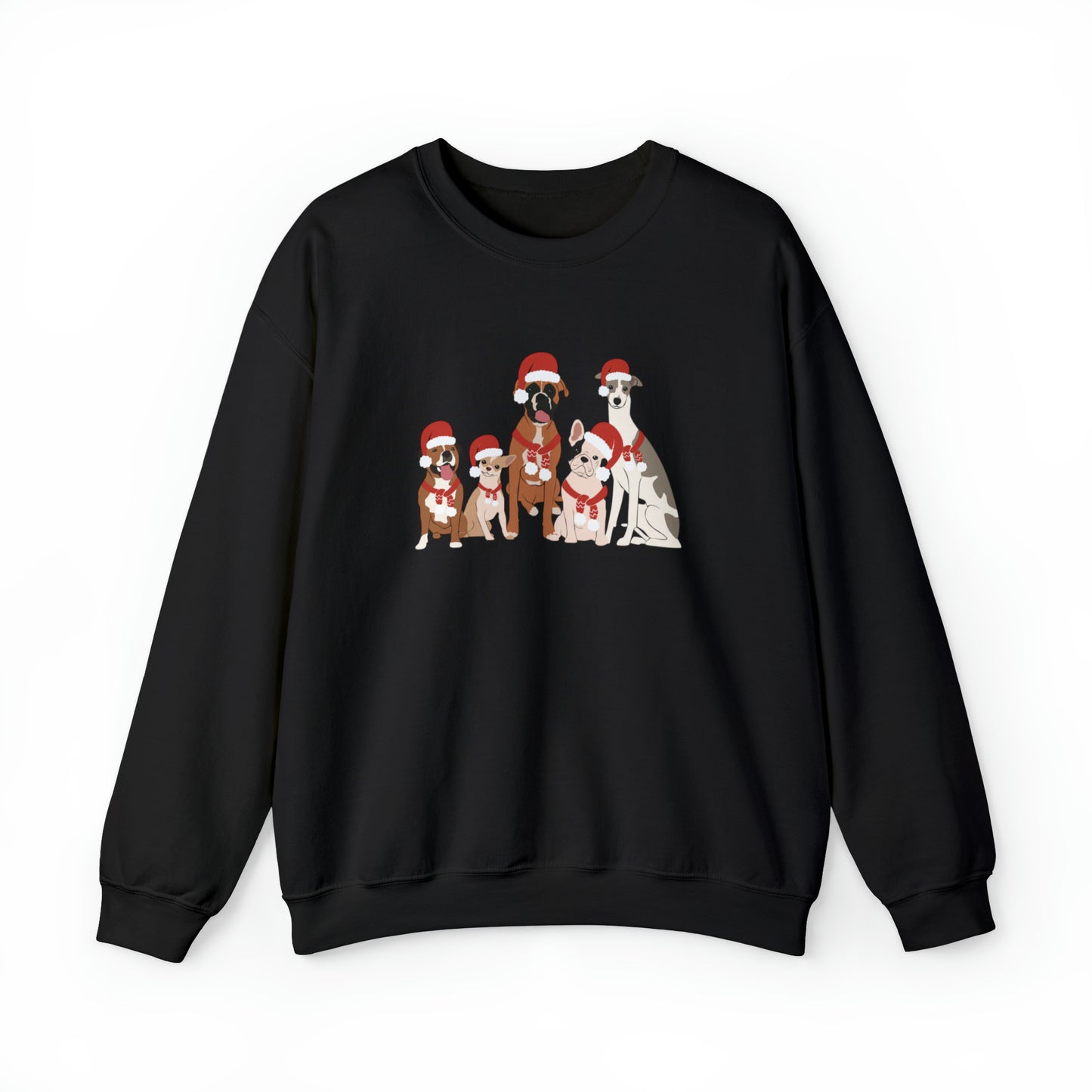 Santa Doggies Unisex Crewneck Sweatshirt