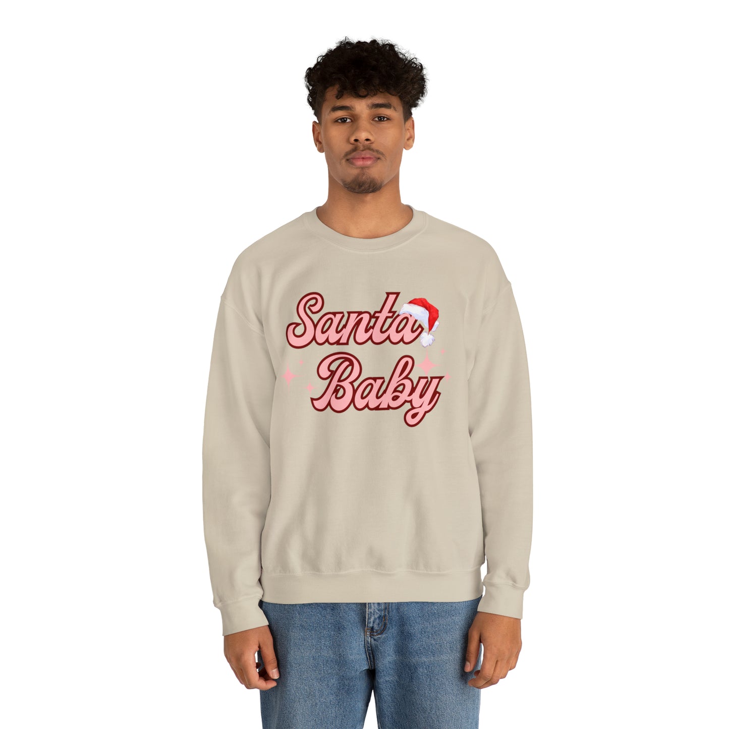 Santa Baby Unisex Heavy Blend Crewneck Sweatshirt