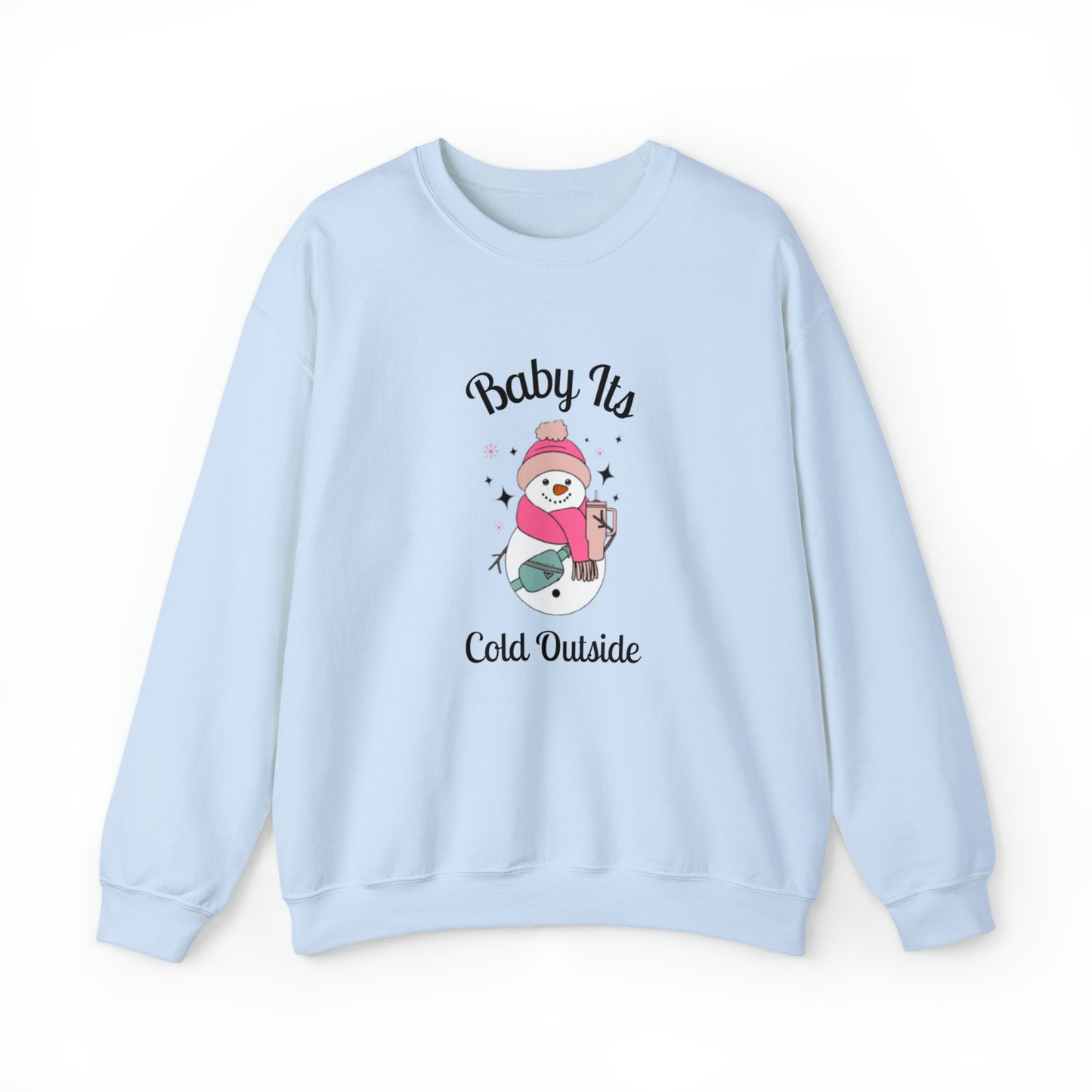Baby Its Cold Outside Snowman Stanley Unisex Heavy Blend Crewneck Sweatshirt