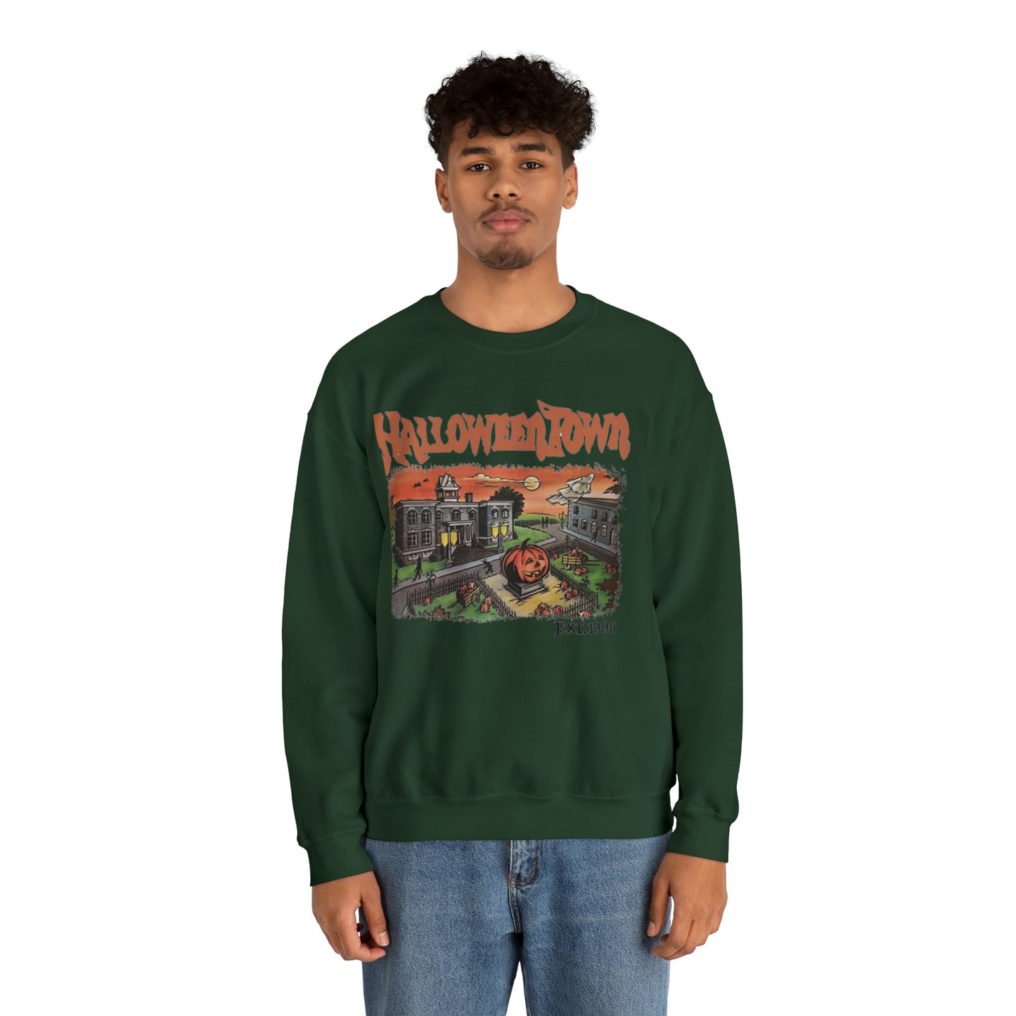 HalloweenTown Unisex Heavy Blend Crewneck Sweatshirt