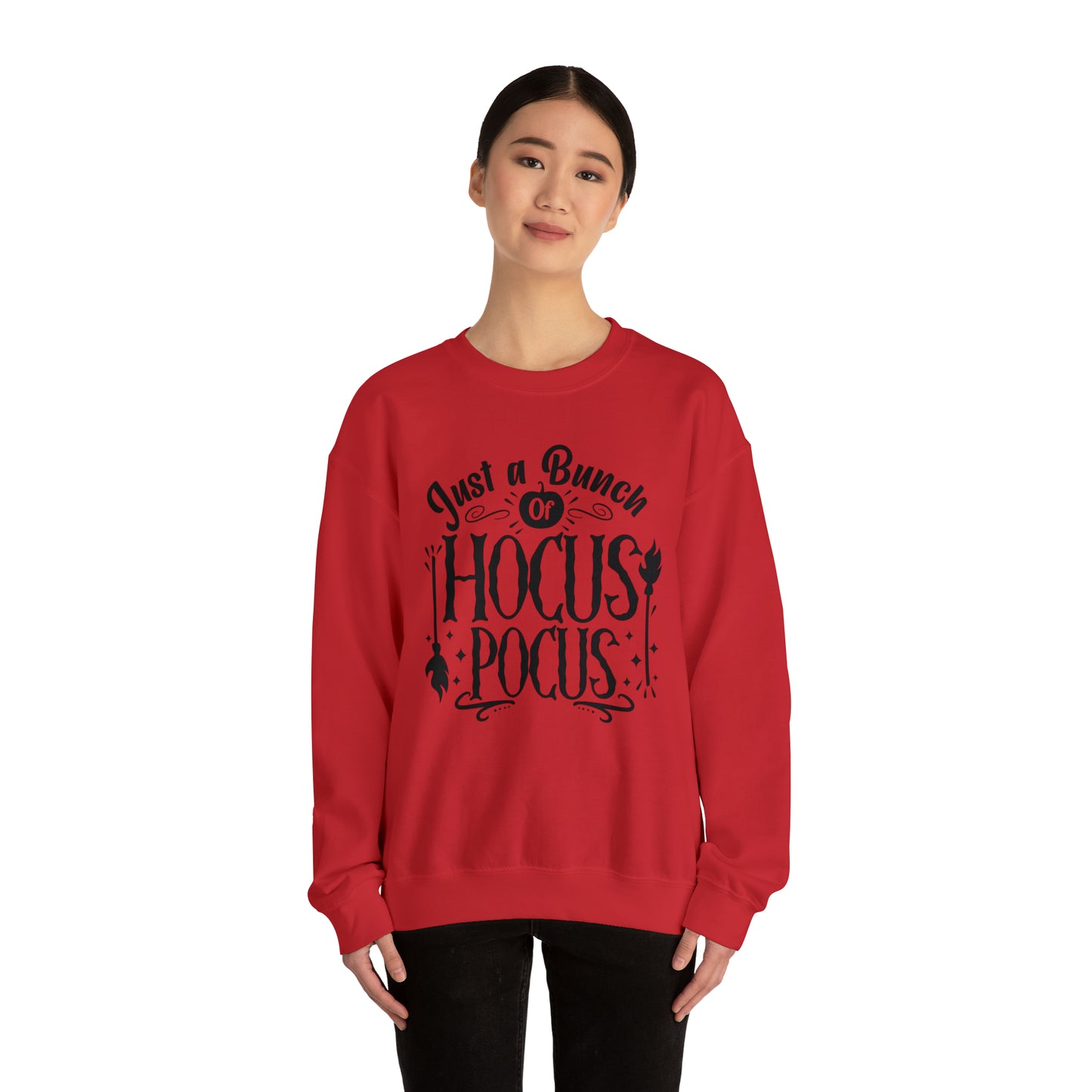 Just A Bunch Of Hocus Pocus Unisex Heavy Blend Crewneck Sweatshirt