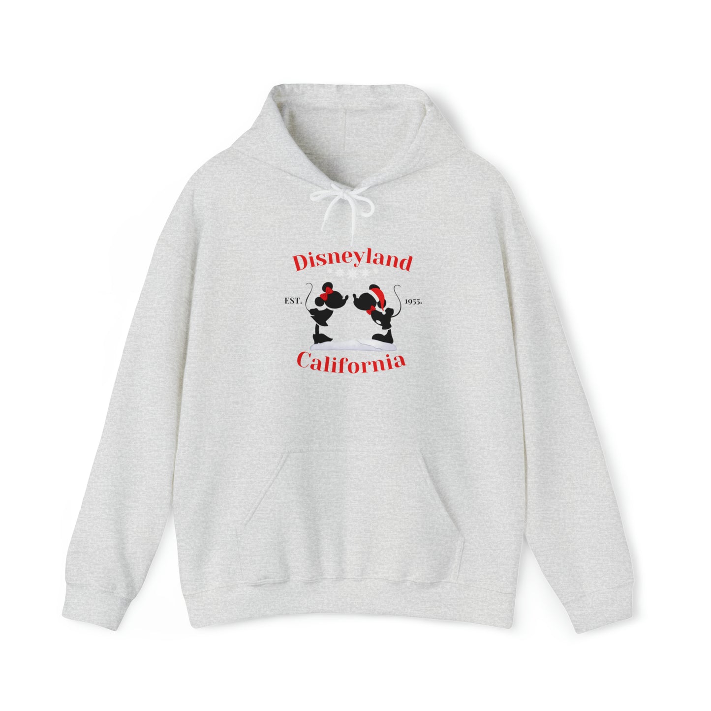Disneyland Mickey And Minnie Christmas Unisex Heavy Blend Hooded Sweatshirt
