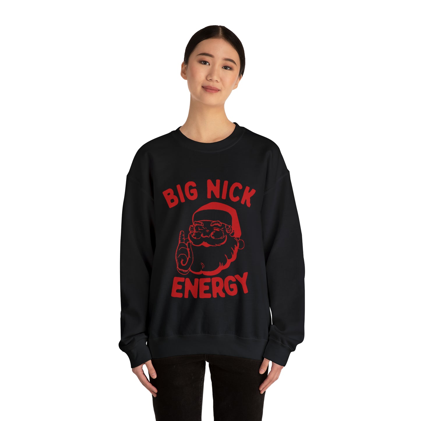 Big Nick Energy Unisex Heavy Blend Crewneck Sweatshirt