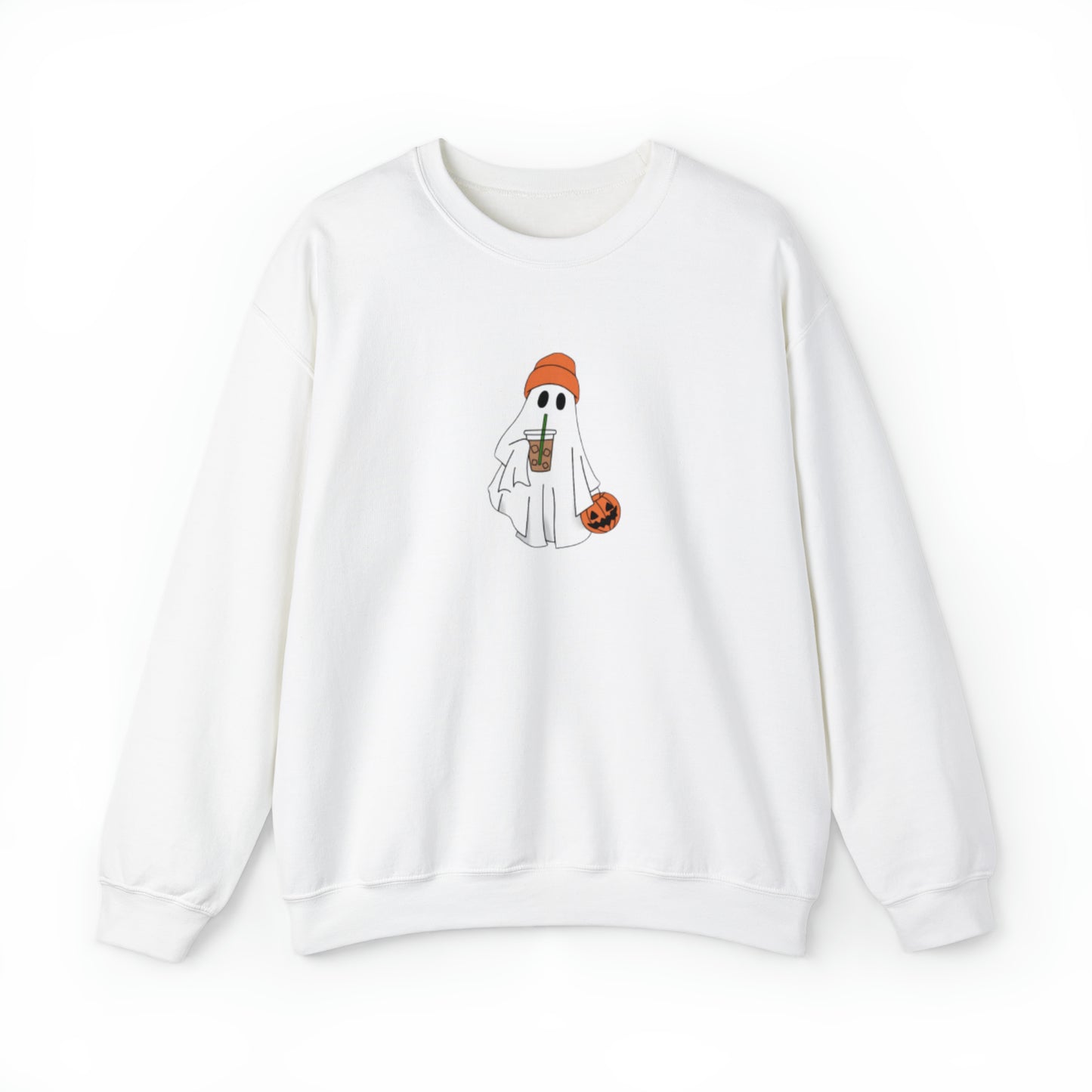 Ghost Iced Coffee Unisex Heavy Blend Crewneck Sweatshirt