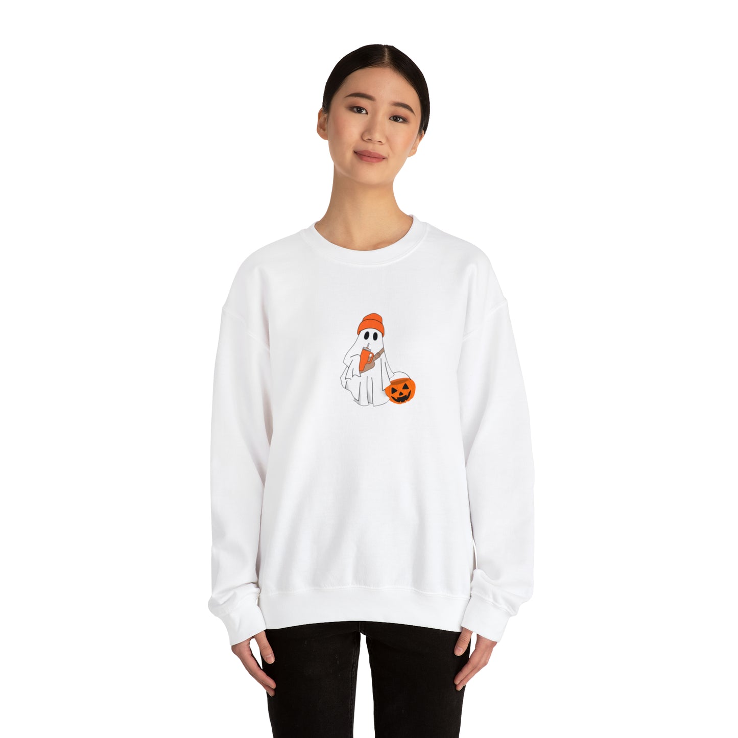 Ghost Stanley Cup  Unisex Heavy Blend Crewneck Sweatshirt