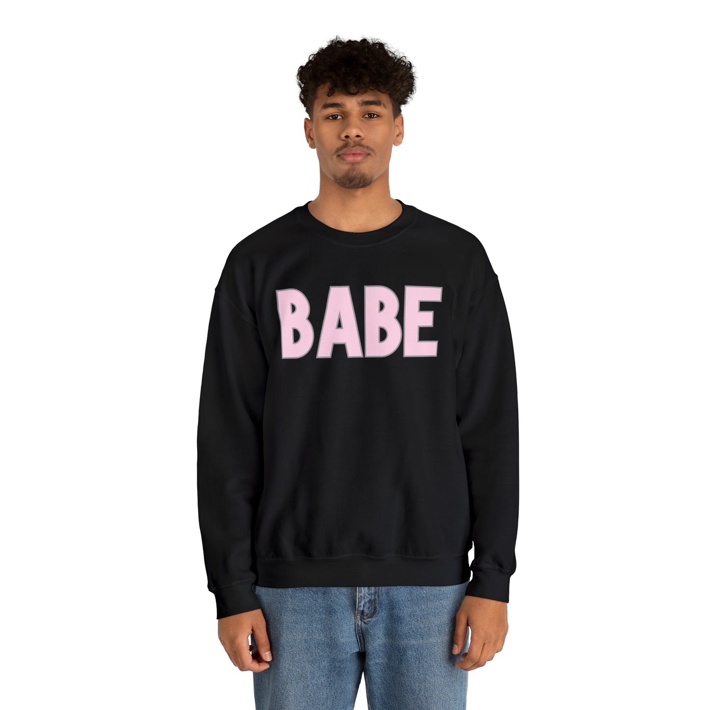 Babe Unisex Heavy Blend Crewneck Sweatshirt