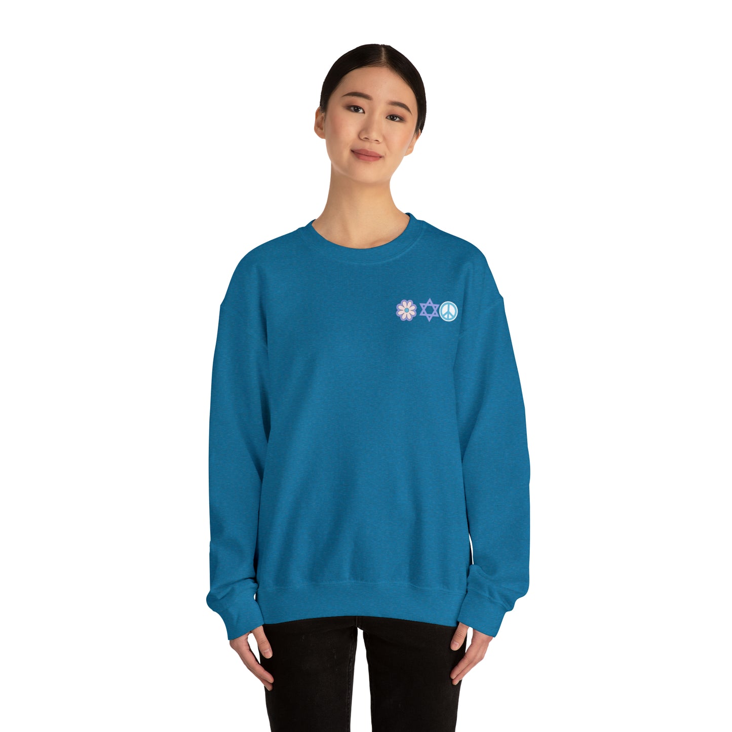 Make The World A Better Place Unisex Heavy Blend Crewneck Sweatshirt