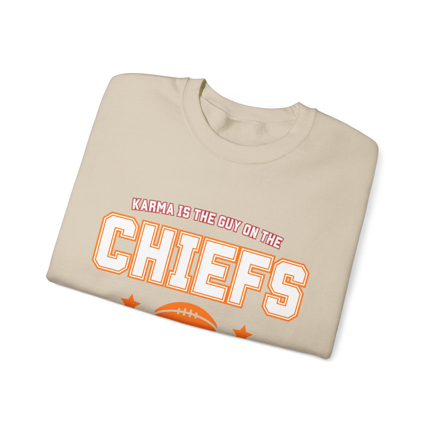 Karma Is The Guy On The Chiefs Unisex Crewneck