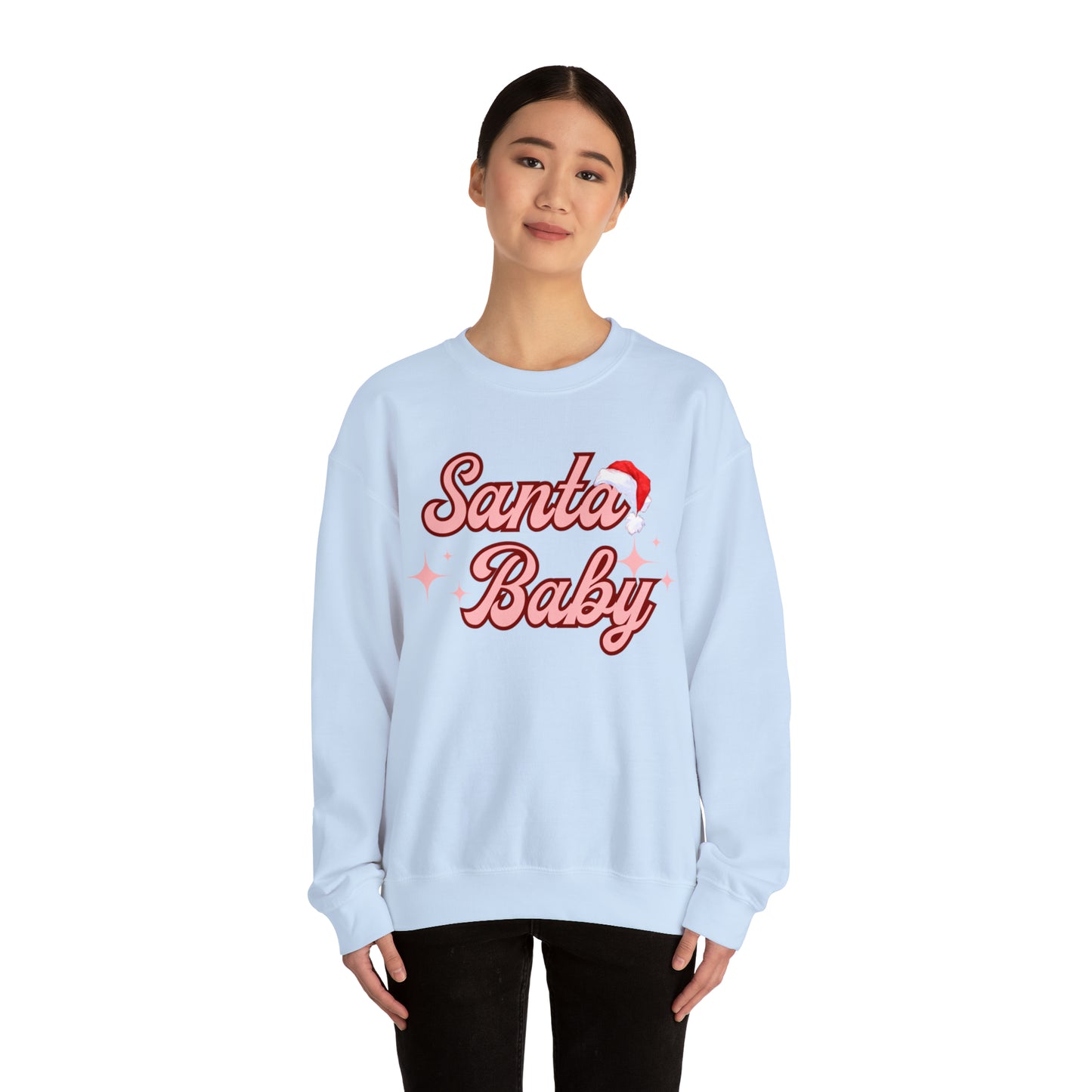 Santa Baby Unisex Heavy Blend Crewneck Sweatshirt
