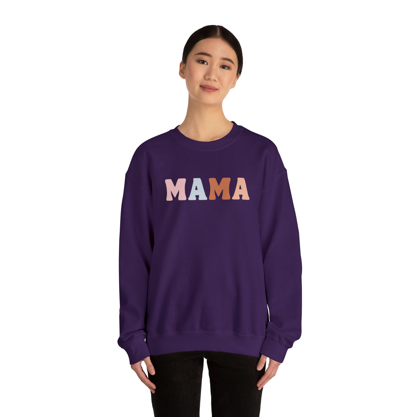 Mama Pastel Unisex Heavy Blend Crewneck Sweatshirt