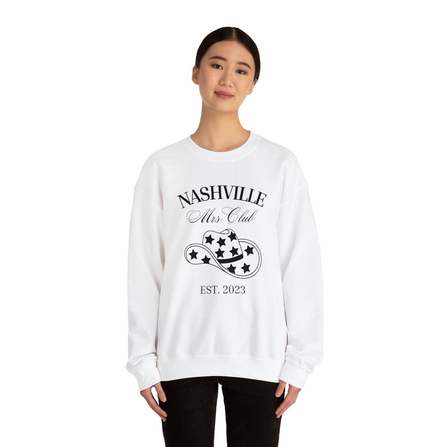 Nashville Mrs Club Unisex Heavy Blend Crewneck Sweatshirt