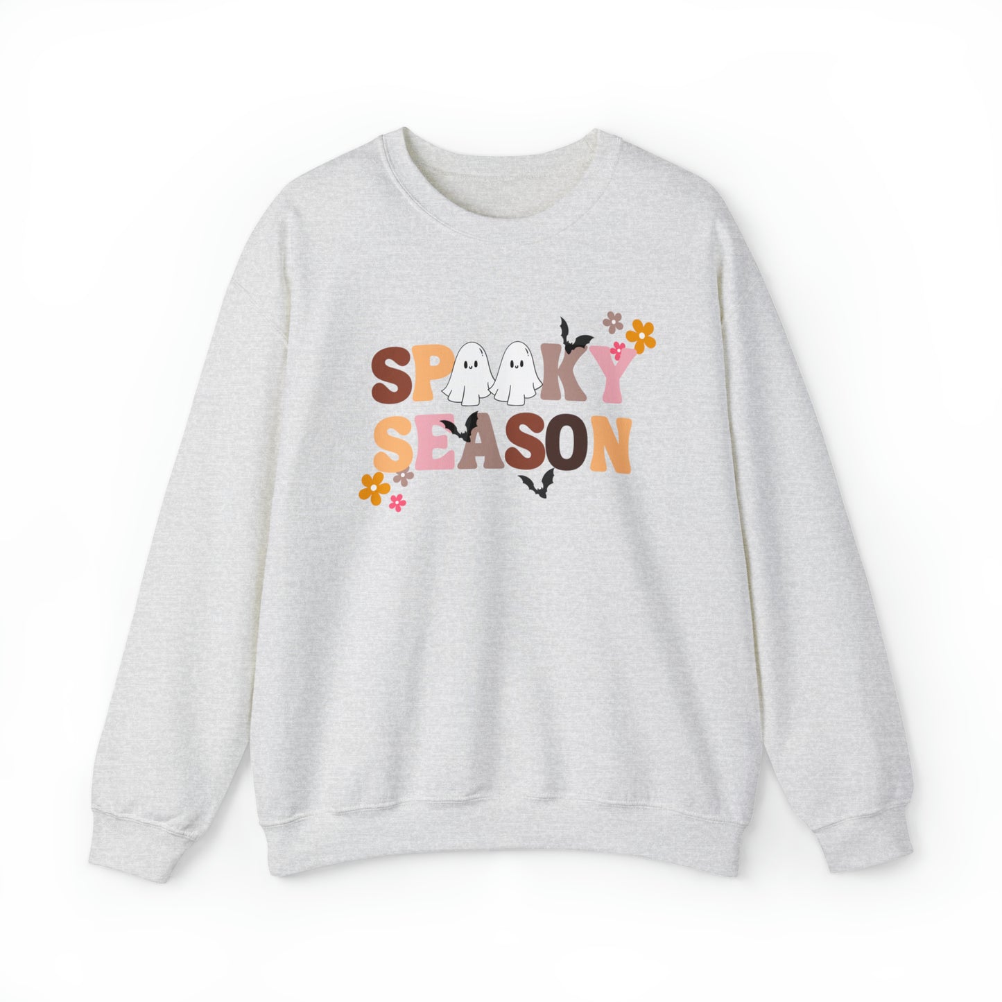 Spooky Season Ghosts Unisex Heavy Blend Crewneck Sweatshirt