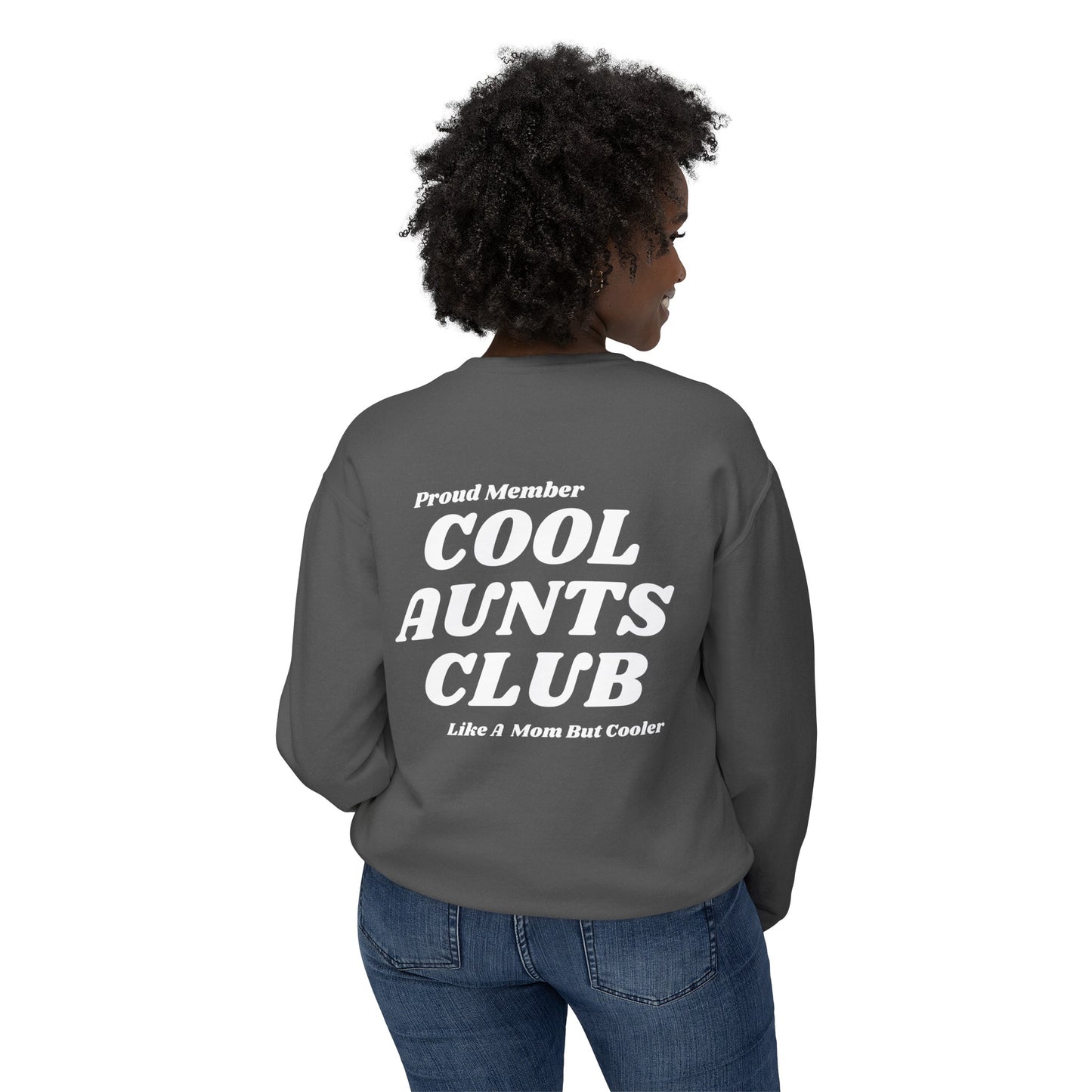 Comfort colors Cool Aunts Club Unisex Lightweight Crewneck Sweatshirt