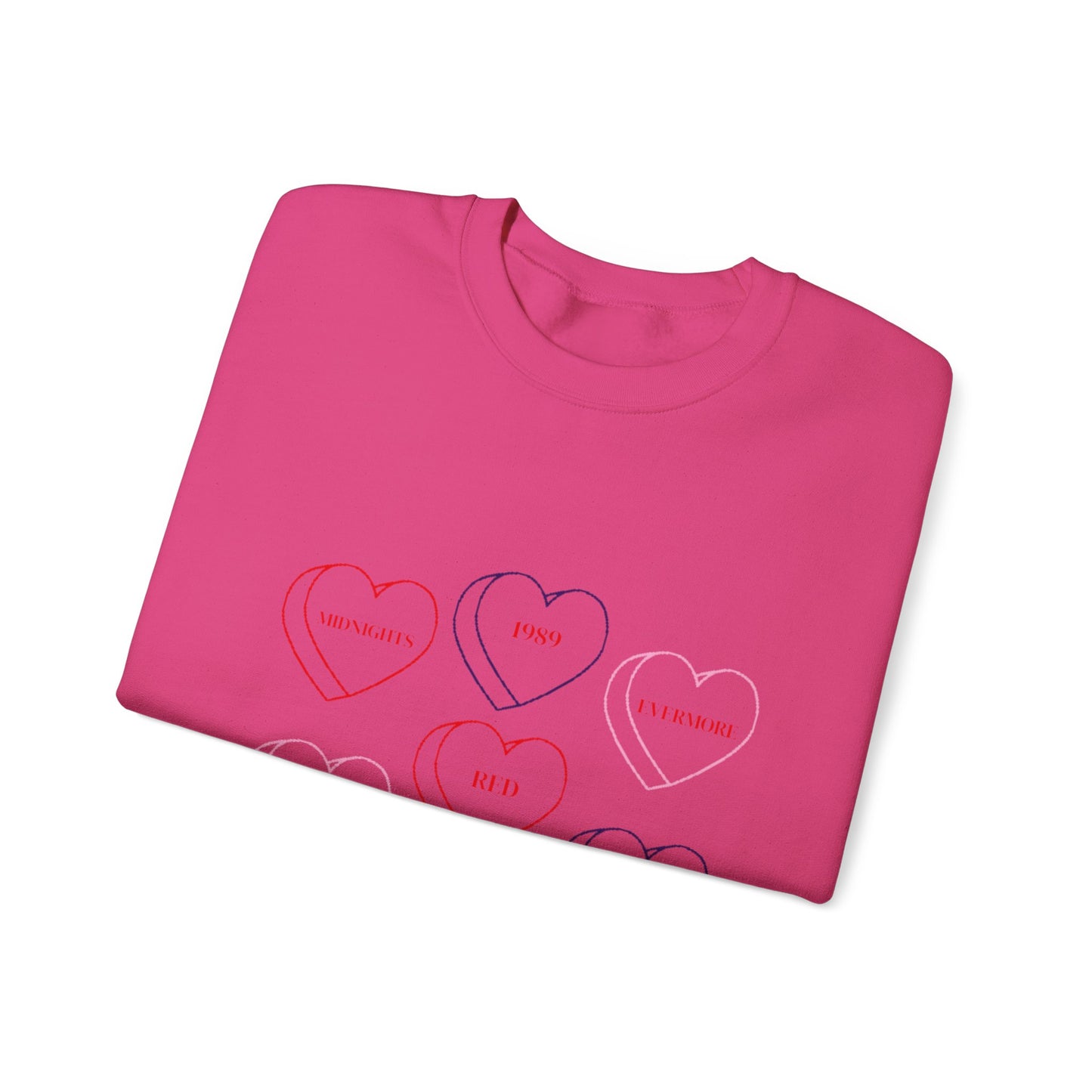 Taylor Eras Heart Crewneck Sweatshirt