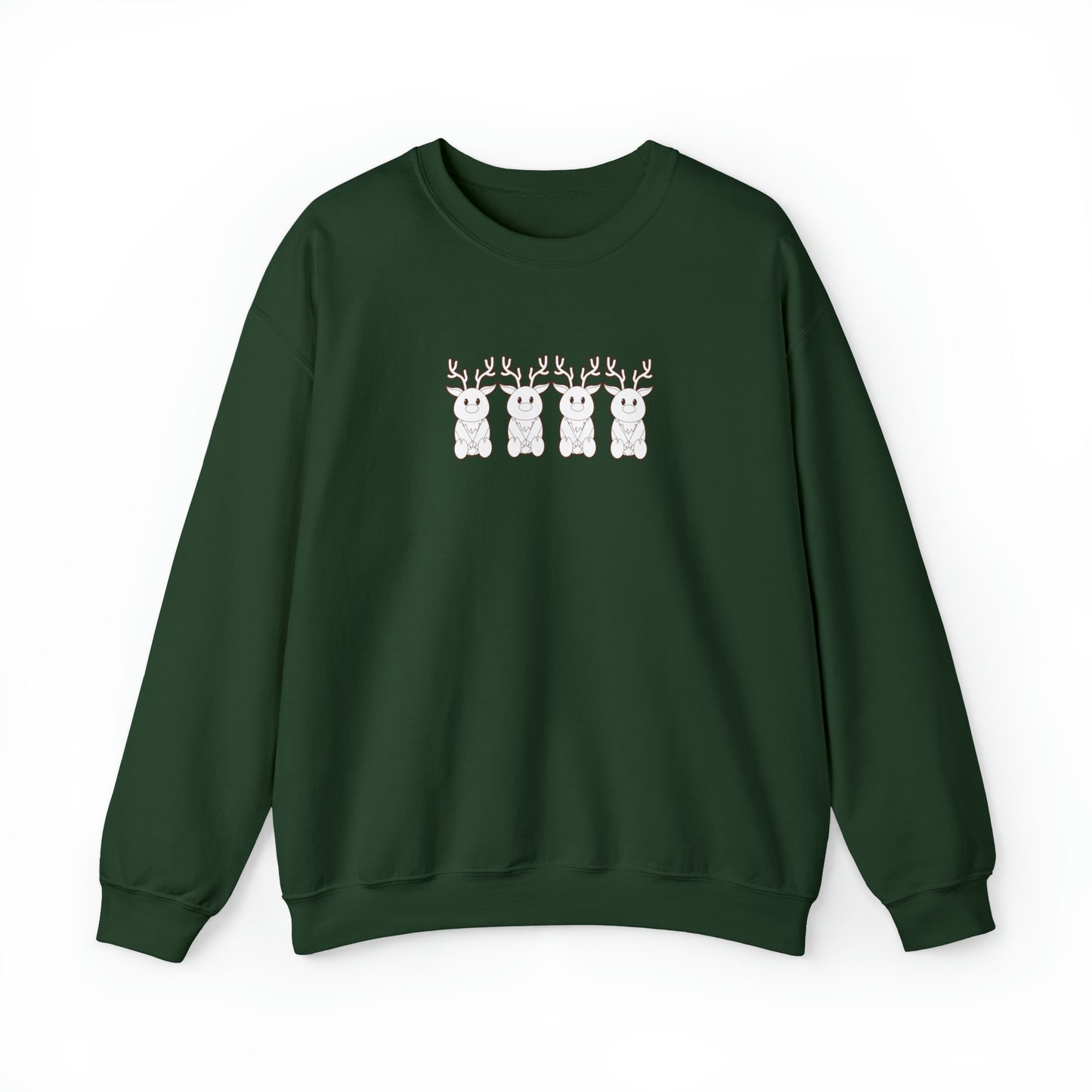 Cute Reindeer Sitting Unisex Heavy Blend Crewneck Sweatshirt