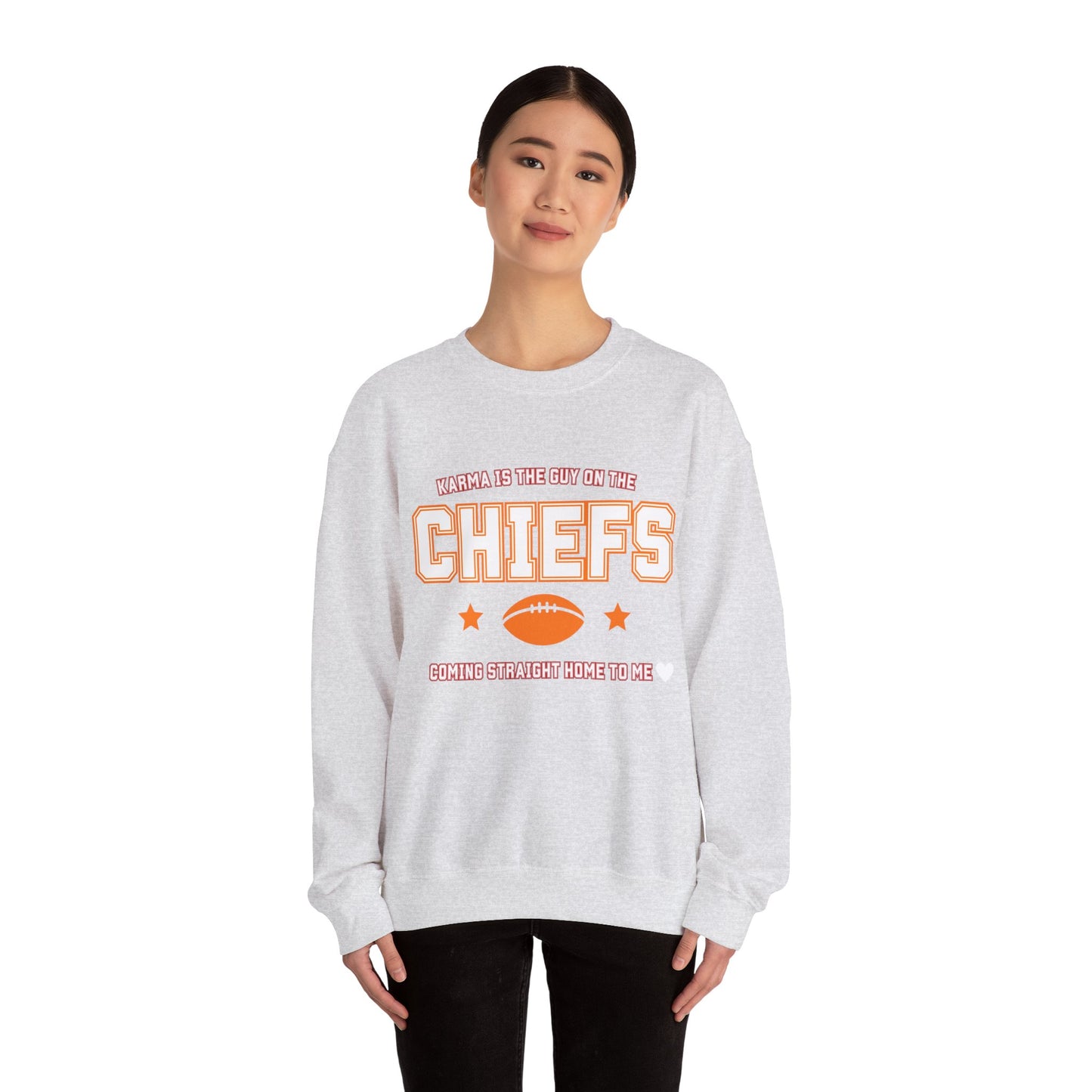 Karma Is The Guy On The Chiefs Unisex Crewneck