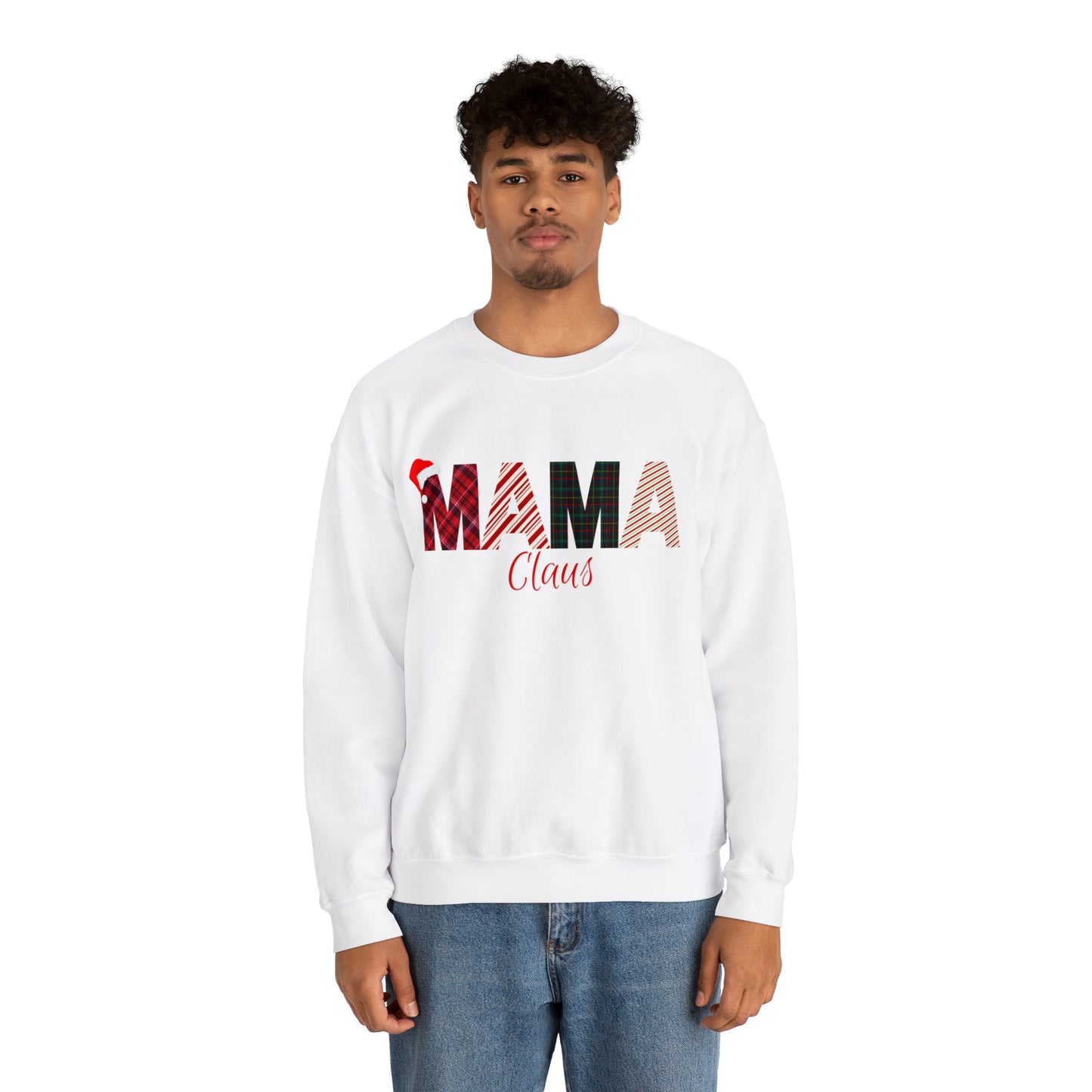 Mama Claus Unisex Heavy Blend Crewneck Sweatshirt