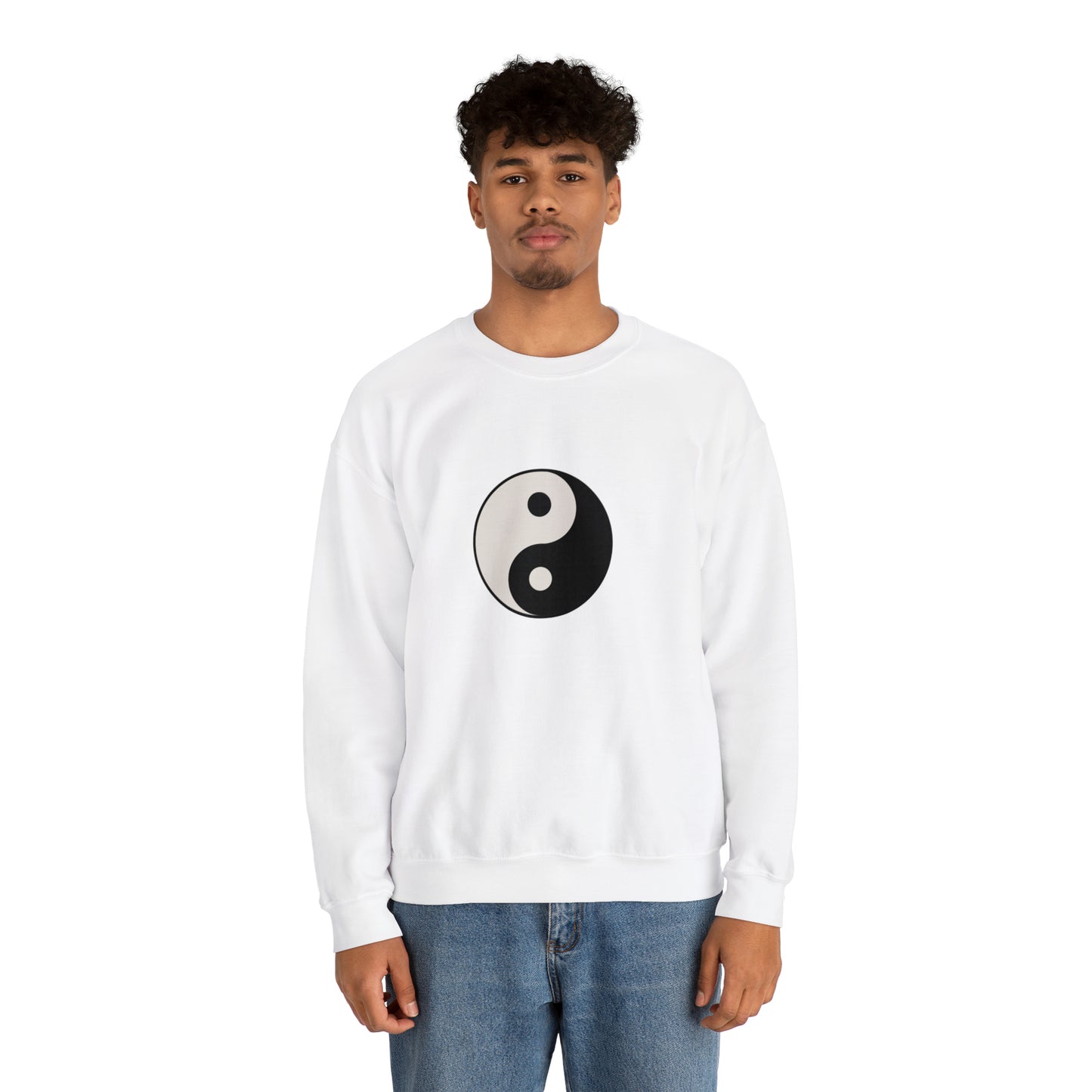 Ying Yang Unisex Heavy Blend Crewneck Sweatshirt