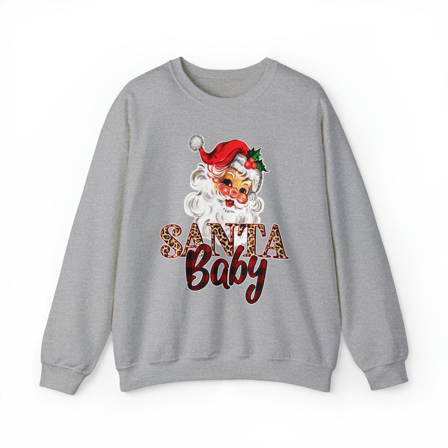 Santa Baby Vintage Santa Unisex Heavy Blend Crewneck Sweatshirt