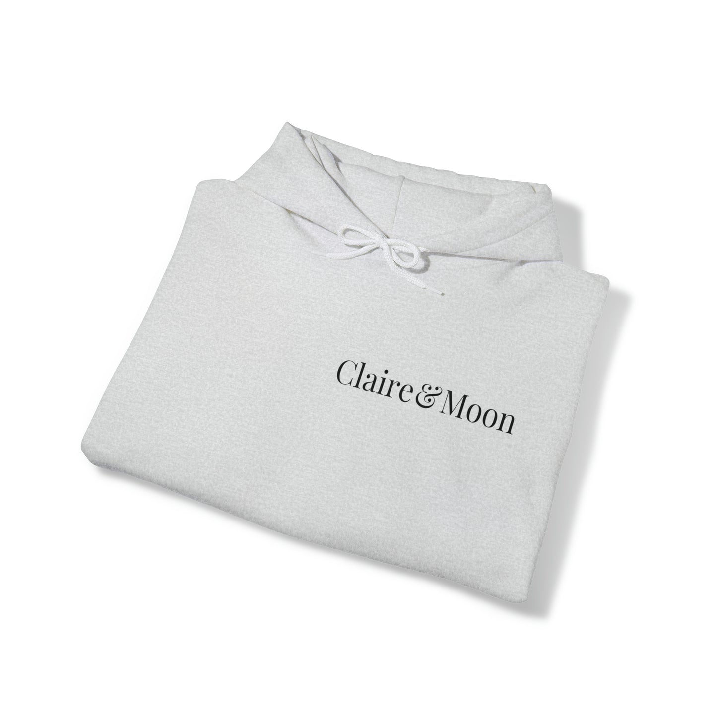 Claireandmoon Black Logo Unisex Heavy Blend™ Hooded Sweatshirt