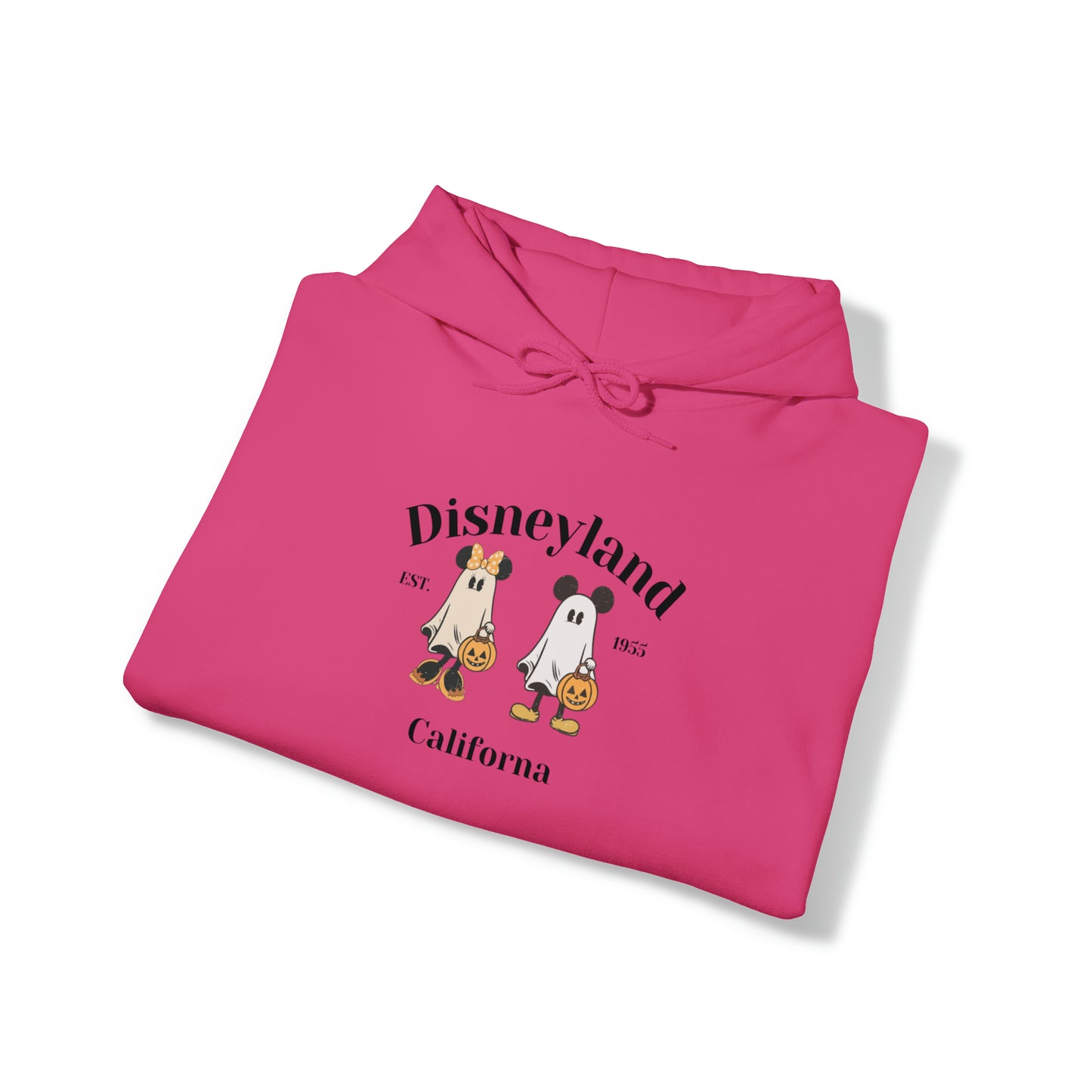 Disneyland Mickey And Minnie Ghost Unisex Heavy Blend Hooded Sweatshirt