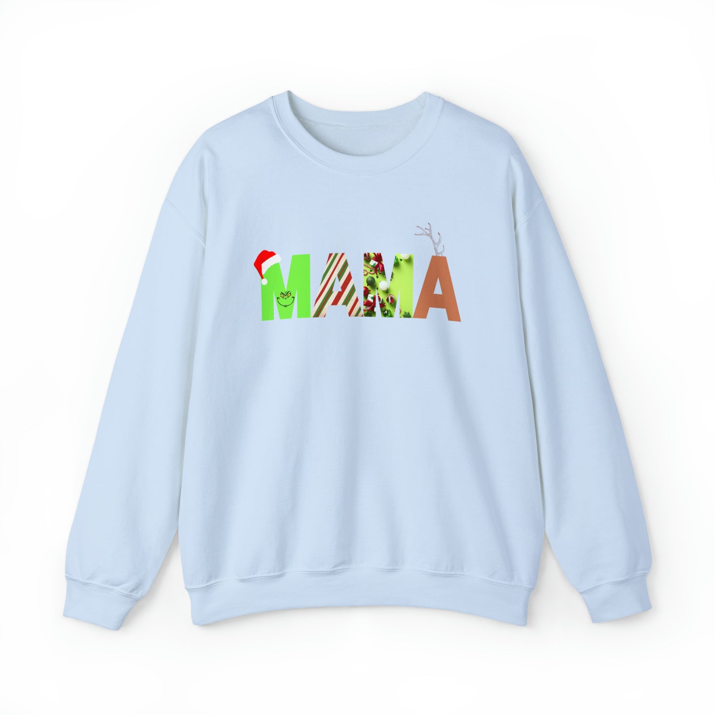 Mama Grinch Unisex Heavy Blend Crewneck Sweatshirt