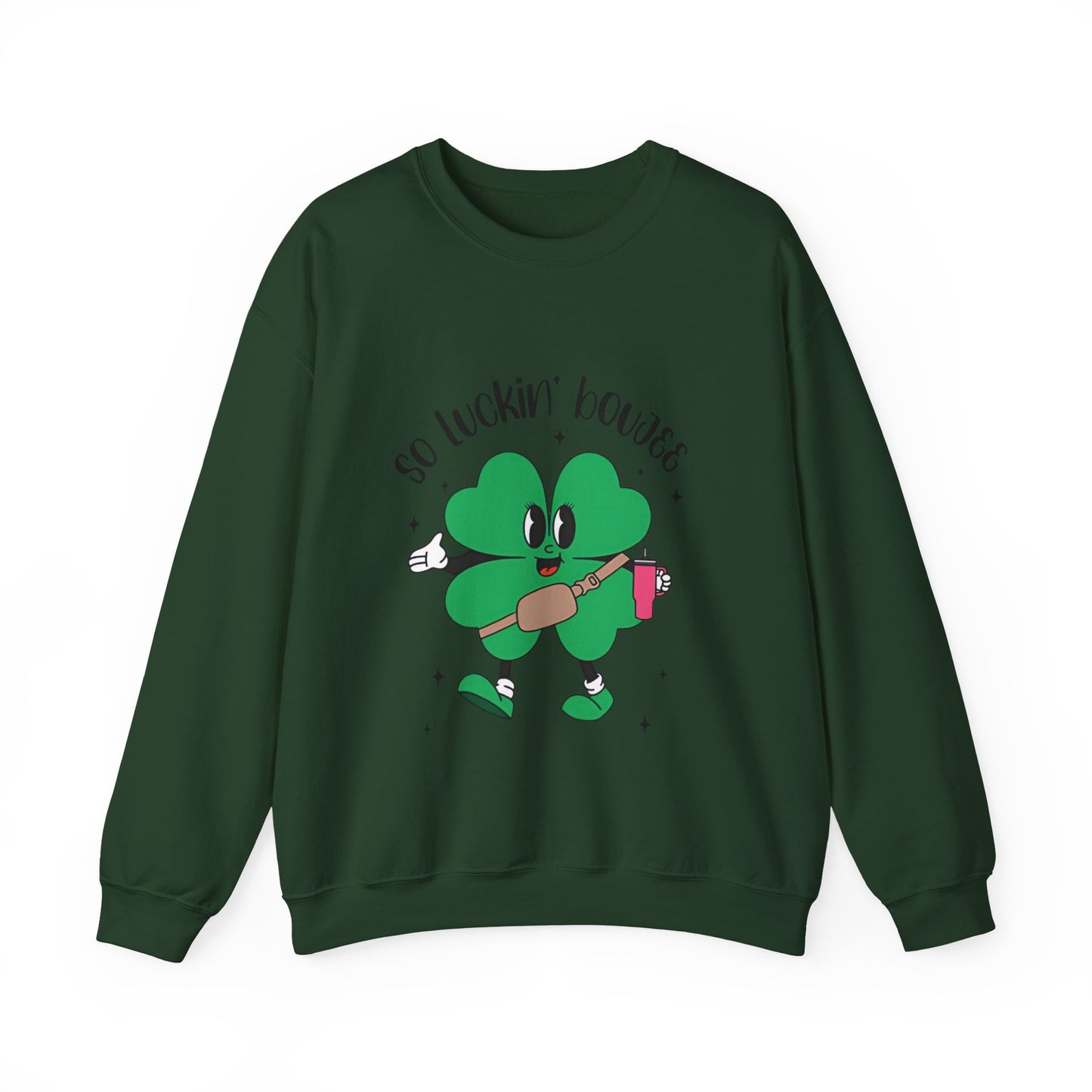 So luckin boujee  Unisex  Crewneck Sweatshirt