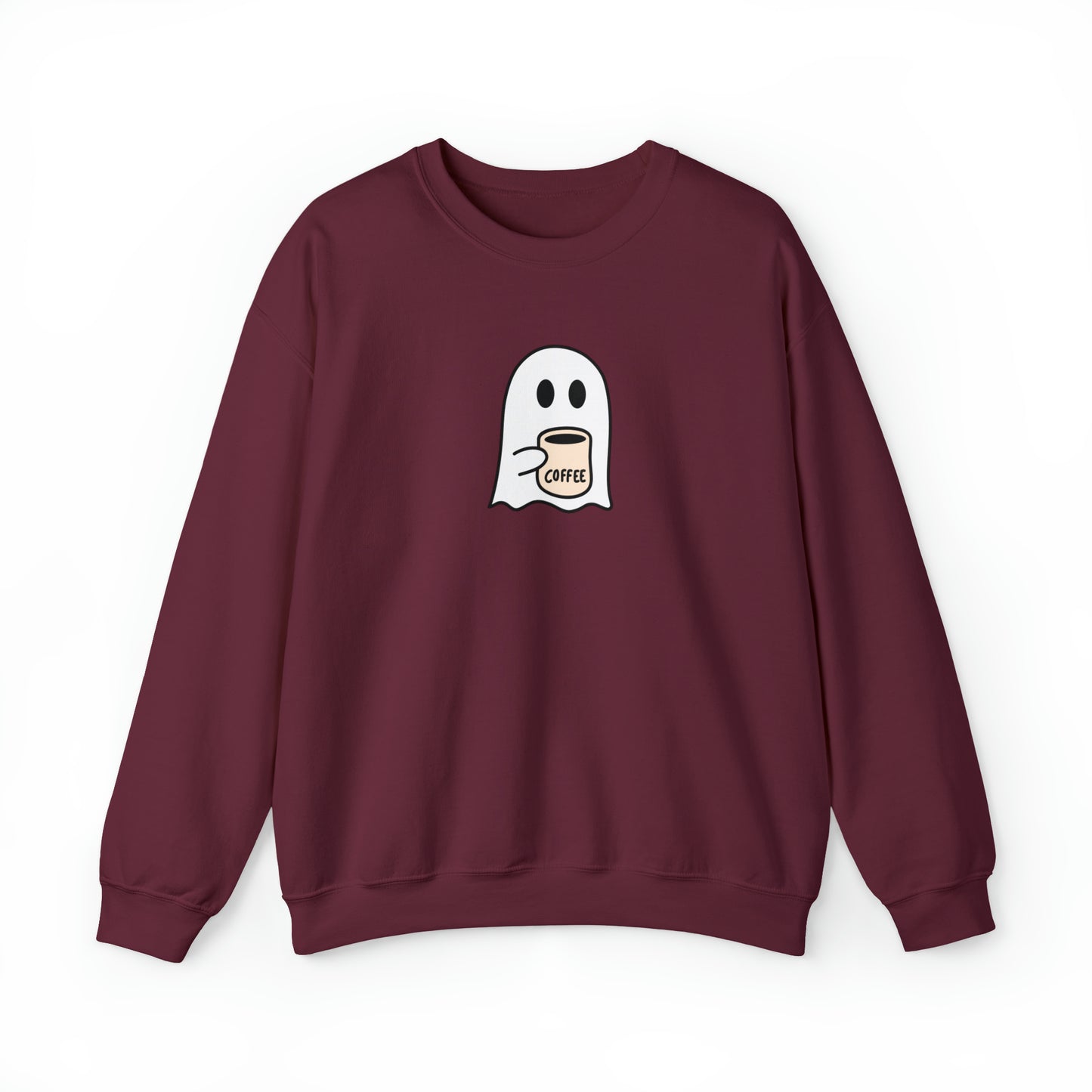 Ghost Coffee Unisex Heavy Blend Crewneck Sweatshirt