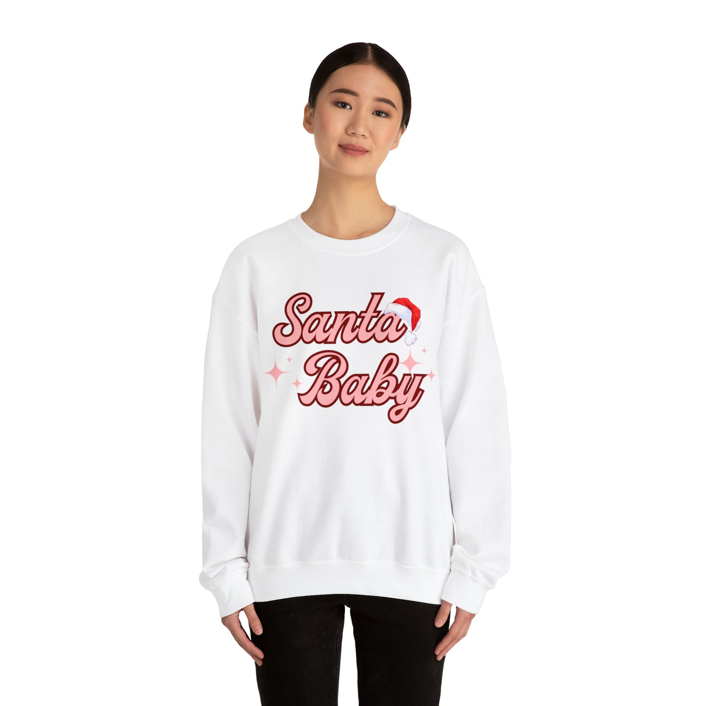 Santa Baby Unisex Heavy Blend Crewneck Sweatshirt