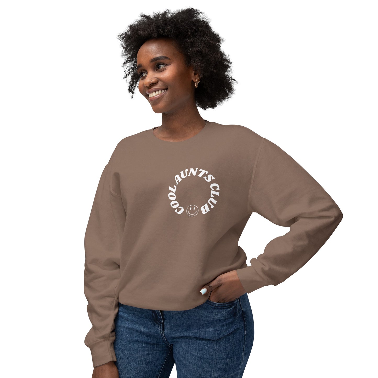 Comfort colors Cool Aunts Club Unisex Lightweight Crewneck Sweatshirt