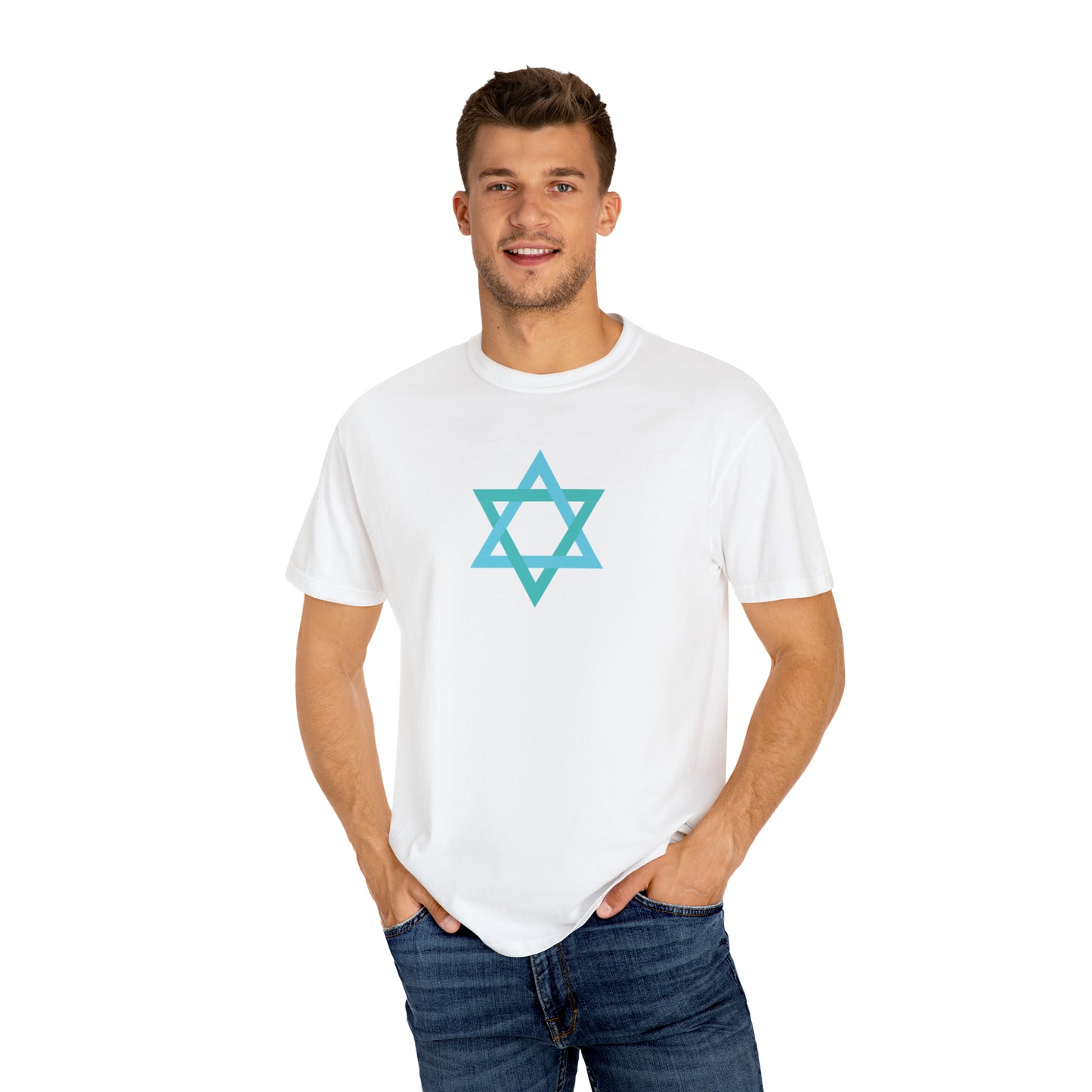 Jewish Star Unisex Garment-Dyed T-shirt