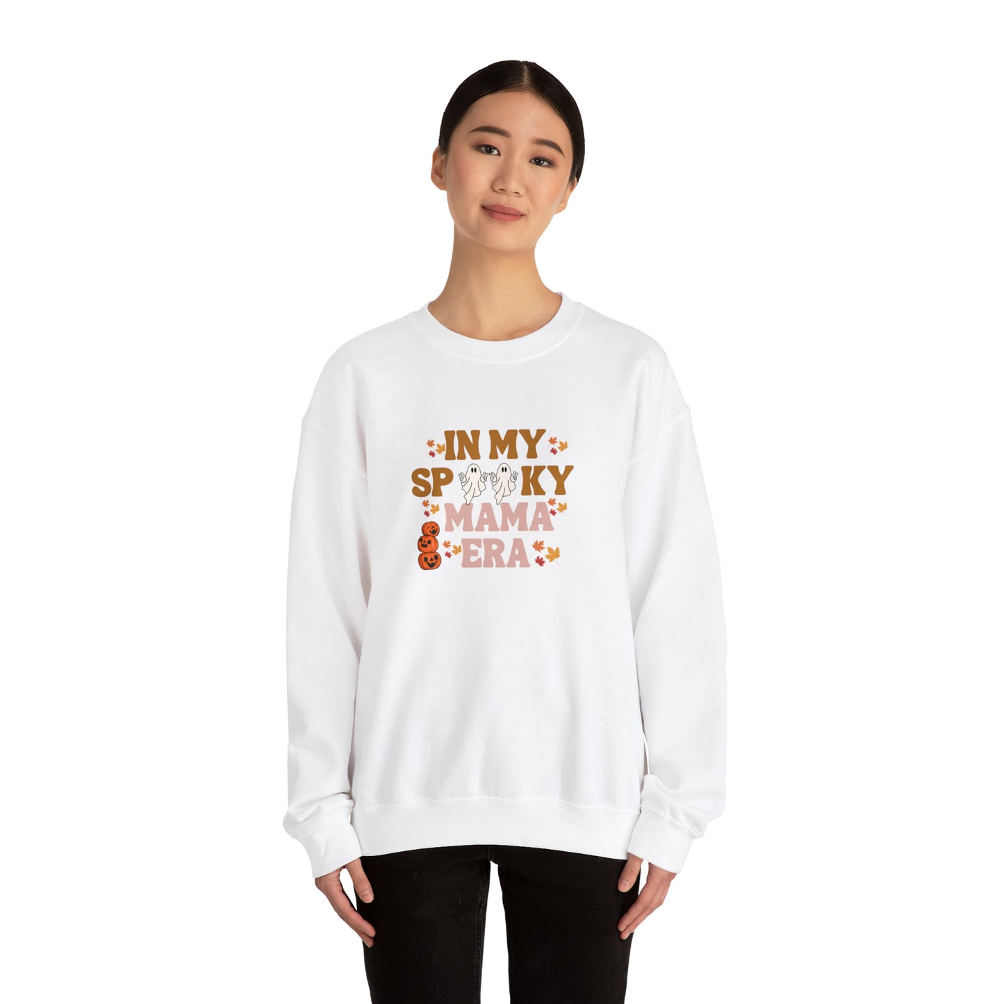 In My Spooky Mama Era Unisex Heavy Blend Crewneck Sweatshirt