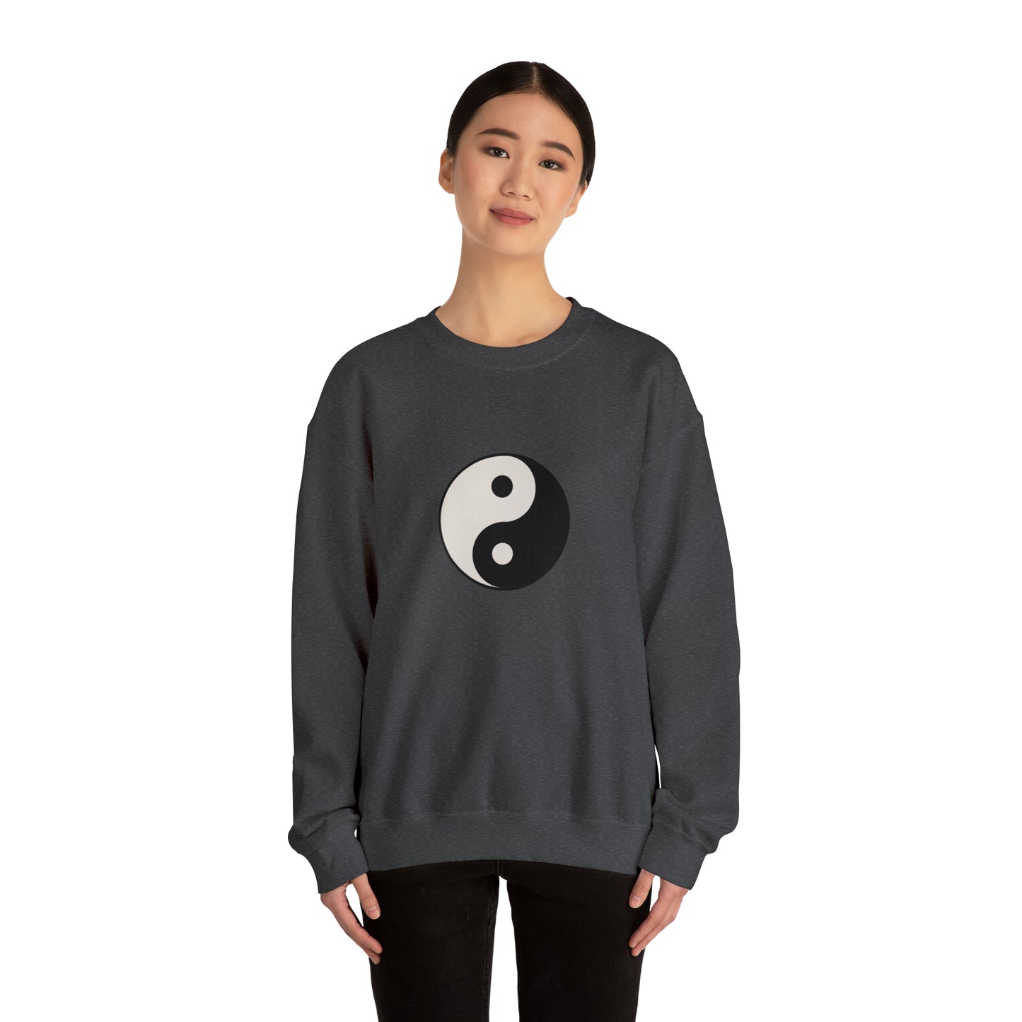 Ying Yang Unisex Heavy Blend Crewneck Sweatshirt