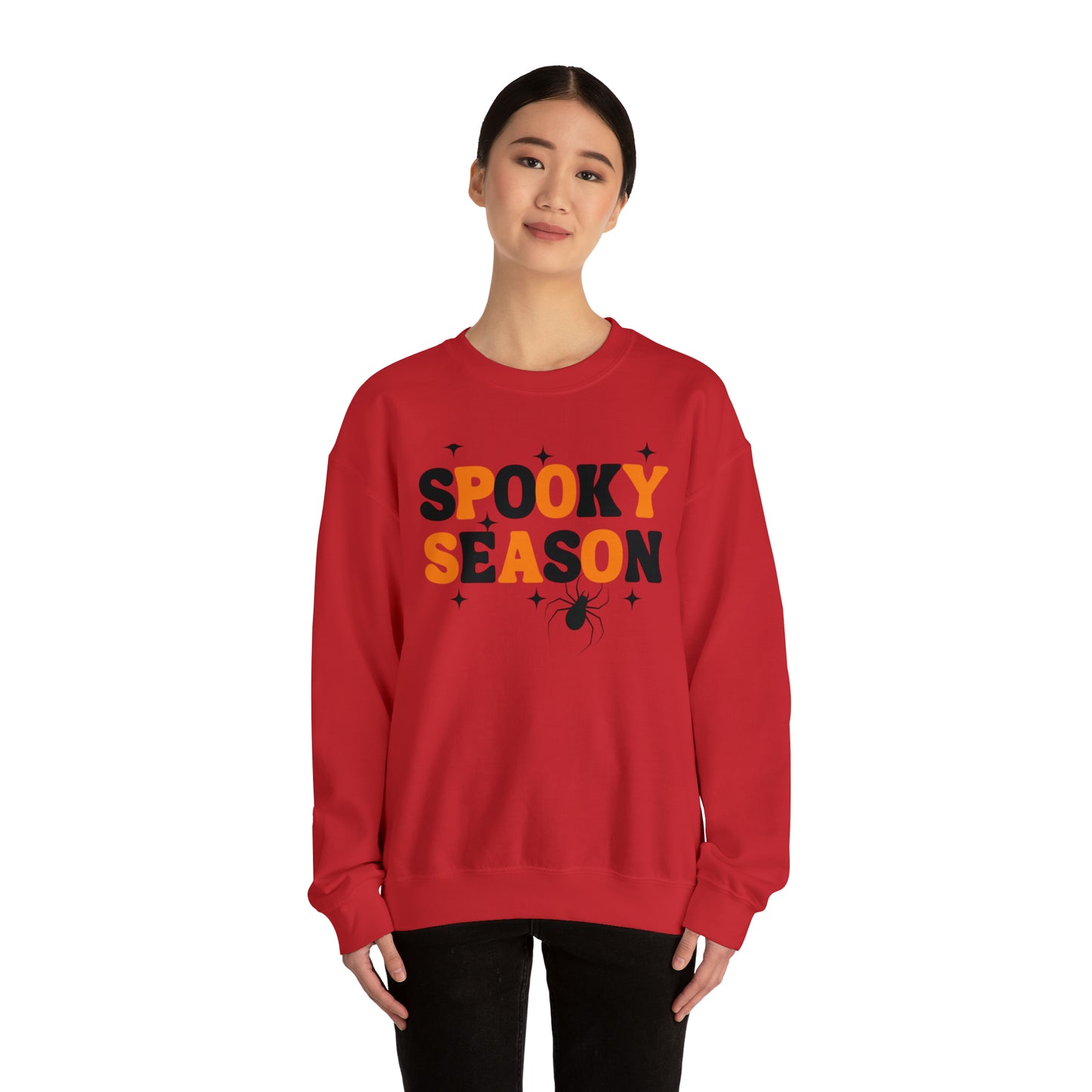 Spooky Season Bats Unisex Heavy Blend Crewneck Sweatshirt