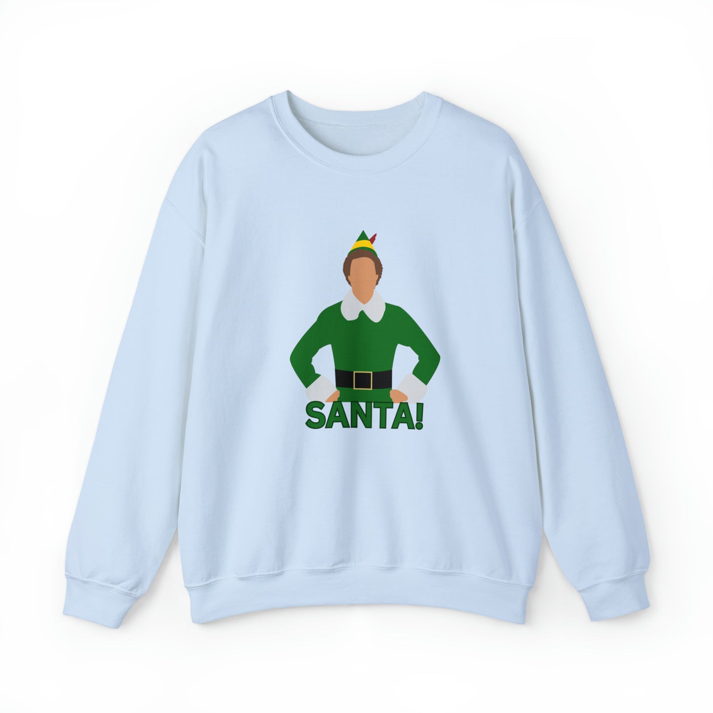 Santa Buddy Elf Unisex Heavy Blend Crewneck Sweatshirt