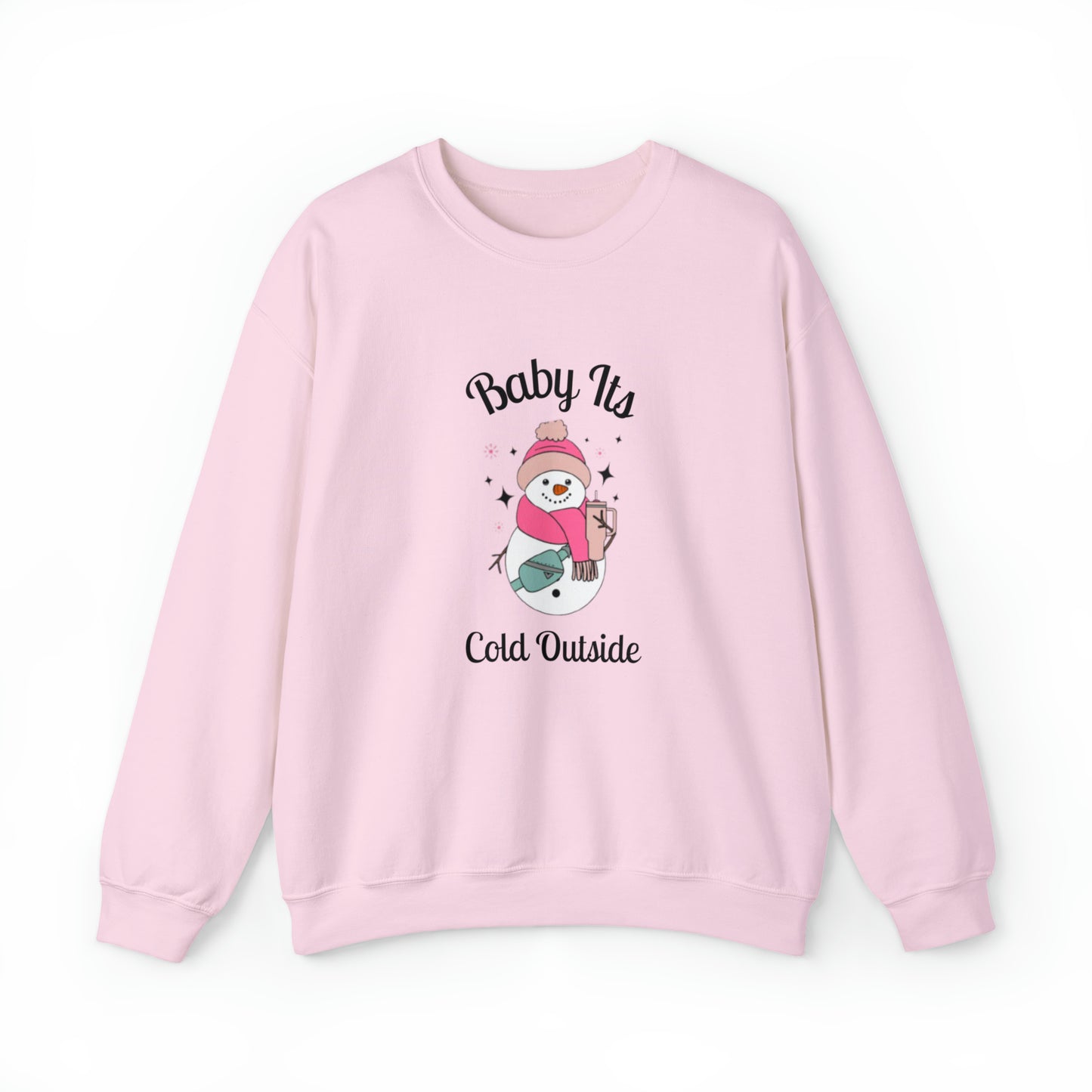 Baby Its Cold Outside Snowman Stanley Unisex Heavy Blend Crewneck Sweatshirt