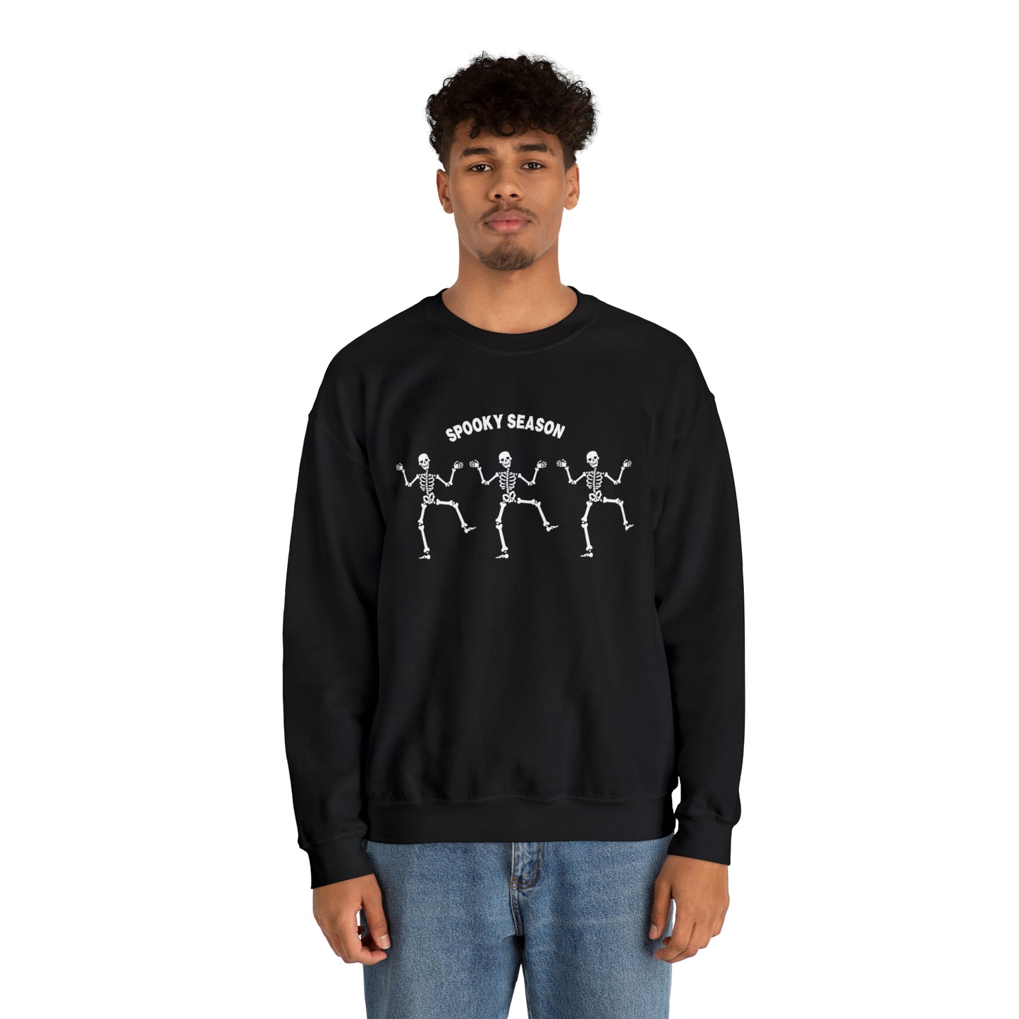 Spooky Season Skeletons Unisex Heavy Blend Crewneck Sweatshirt