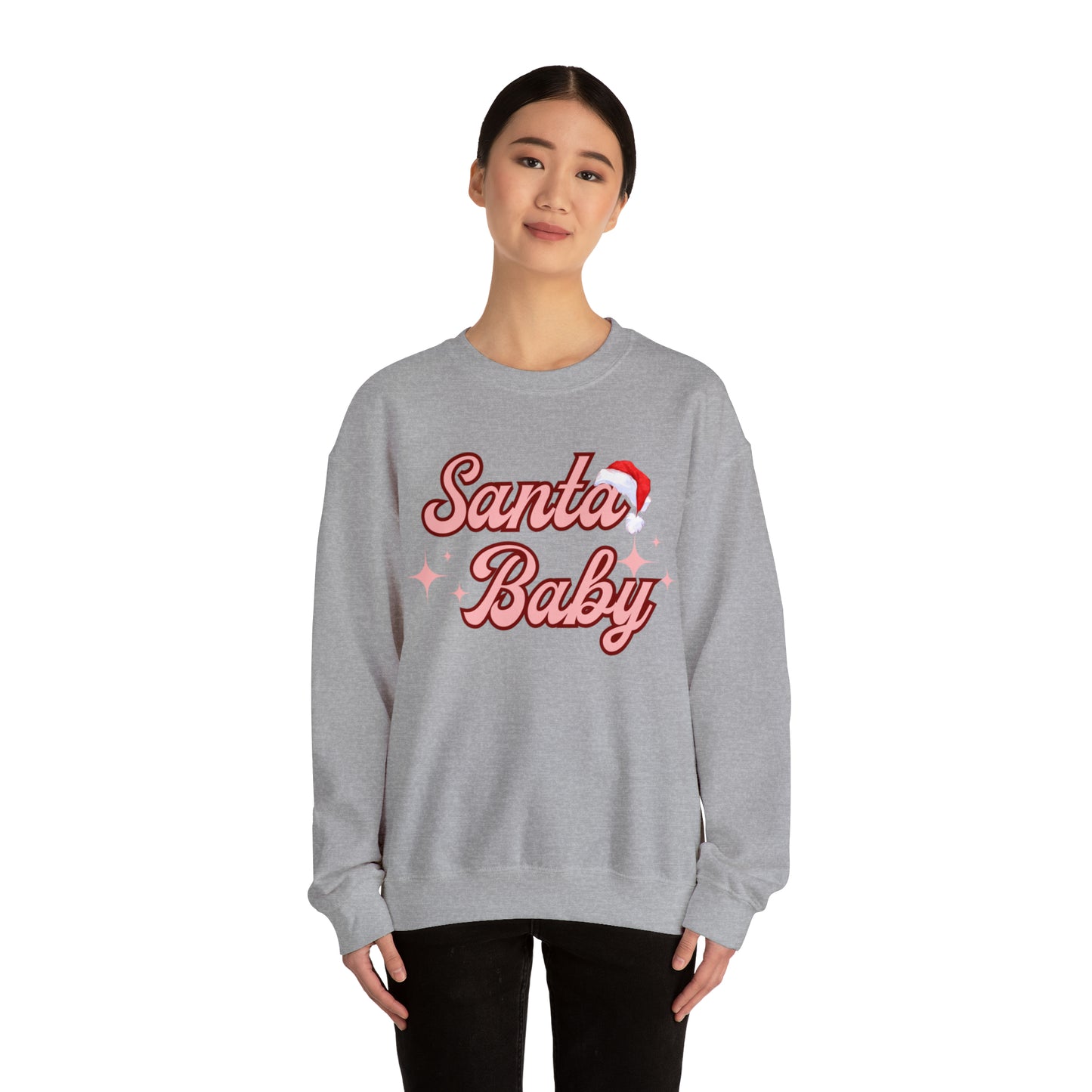 Santa Baby Unisex Heavy Blend Crewneck Sweatshirt