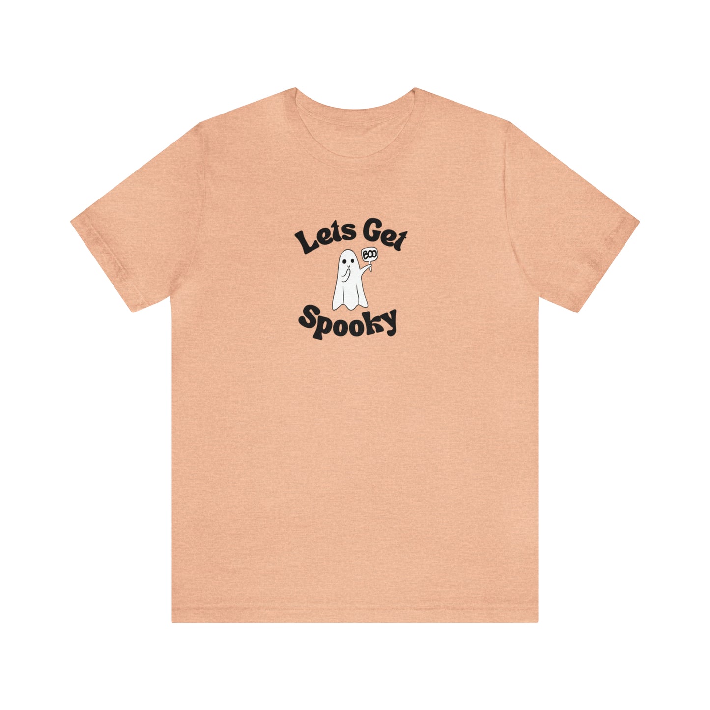 Lets Get Spooky Ghost Unisex Jersey Short Sleeve Tee
