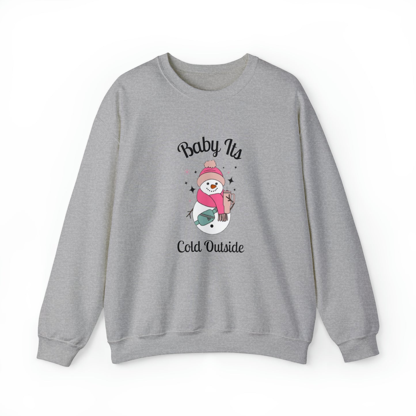 Baby Its Cold Outside Snowman Stanley Unisex Heavy Blend Crewneck Sweatshirt