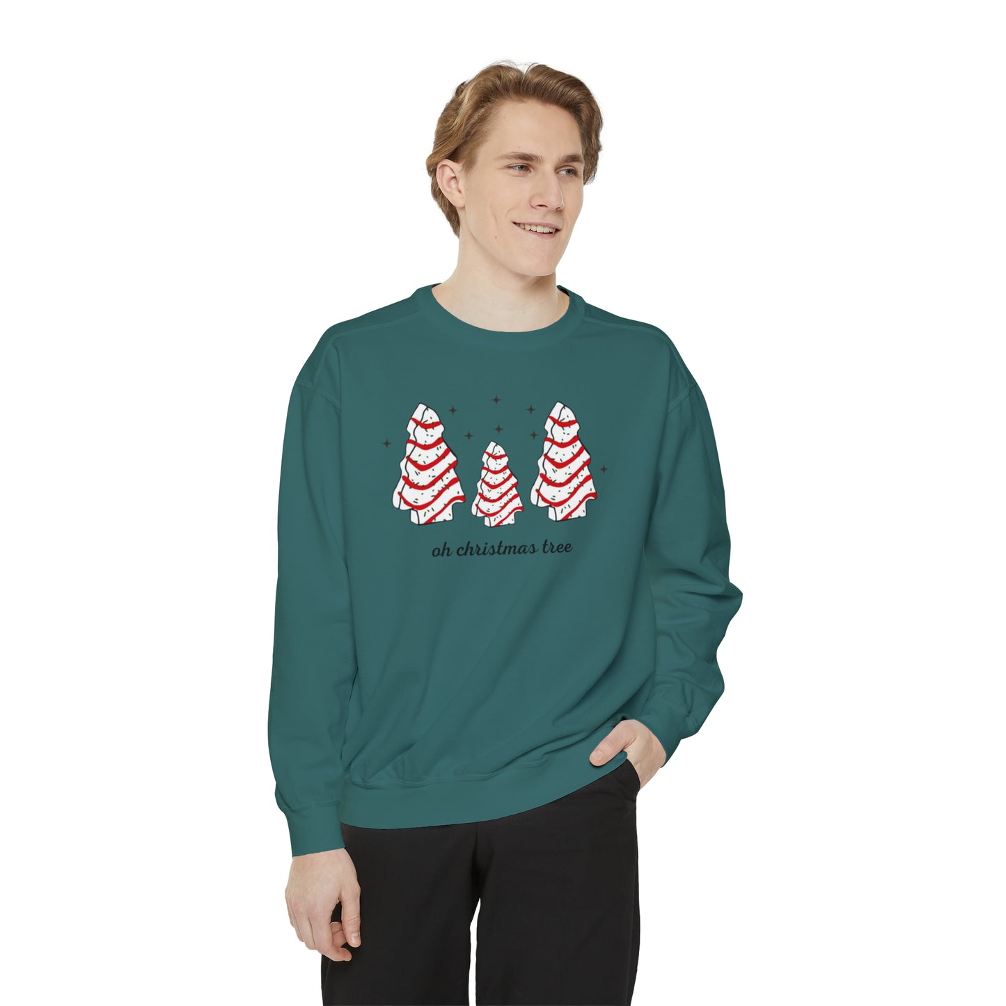 Oh Christmas Tree Unisex Garment-Dyed Sweatshirt