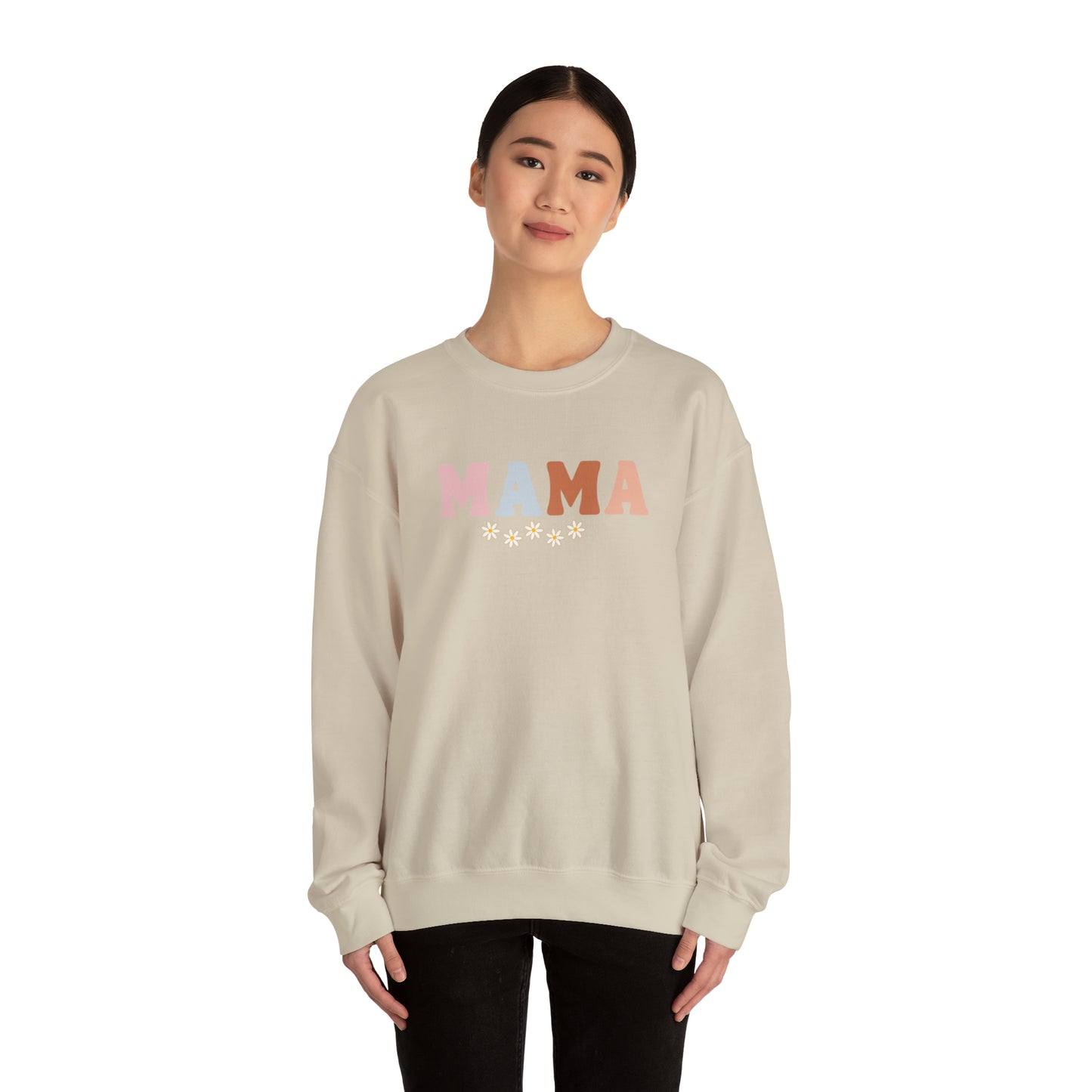 Mama Daisy Unisex Heavy Blend  Crewneck Sweatshirt