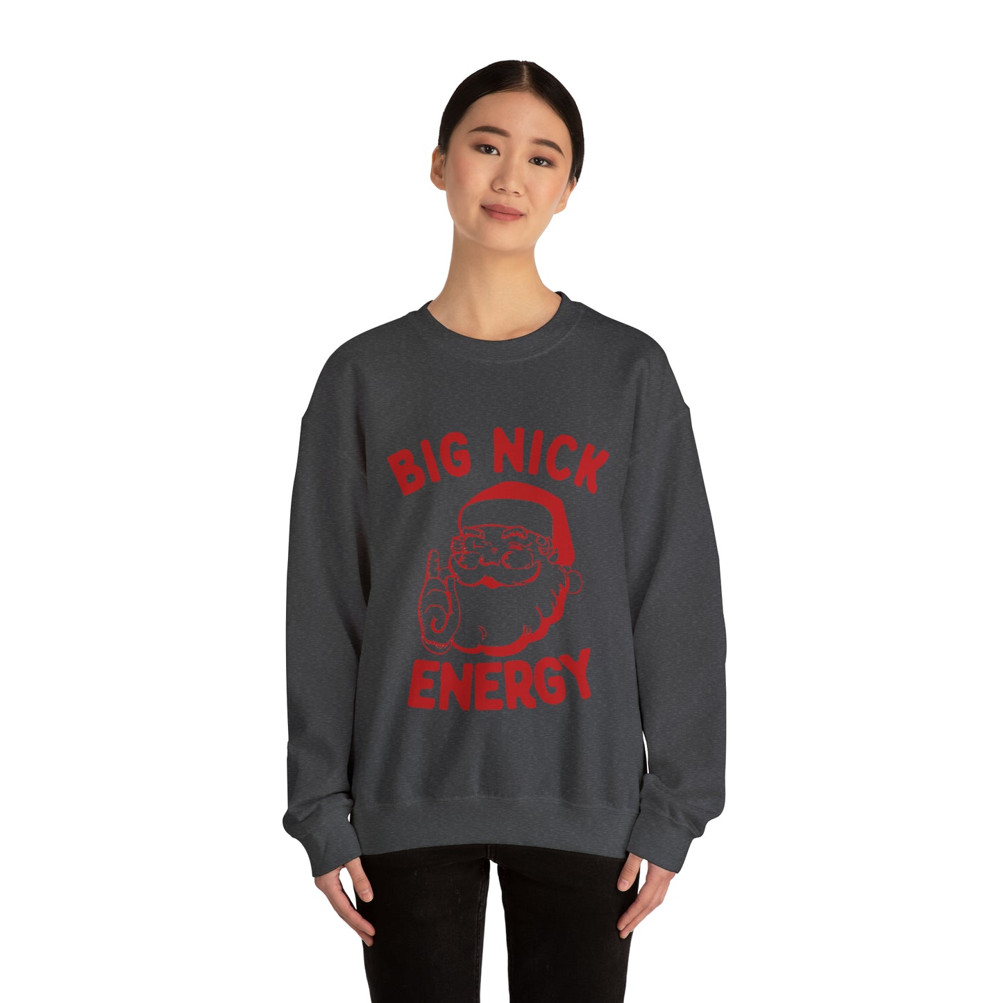 Big Nick Energy Unisex Heavy Blend Crewneck Sweatshirt