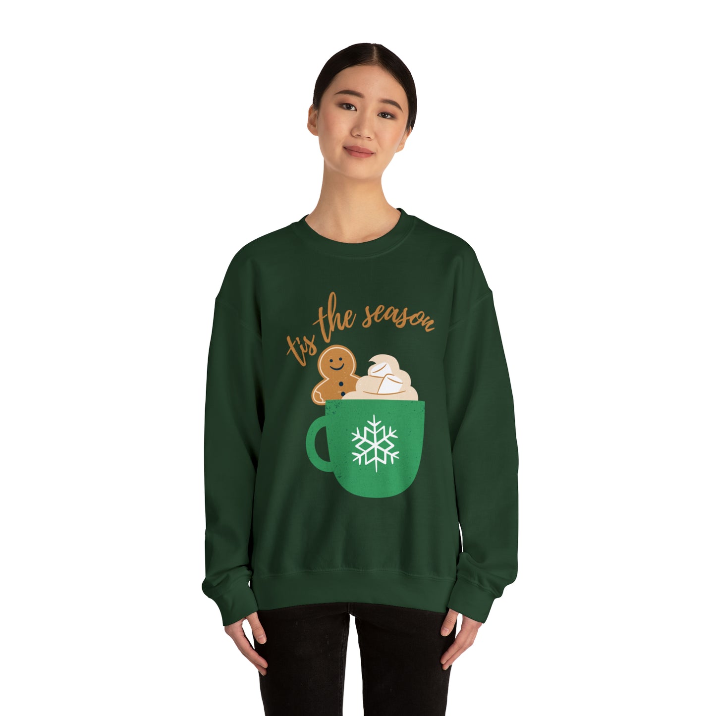 Tis The Season Latte Unisex Heavy Blend Crewneck Sweatshirt