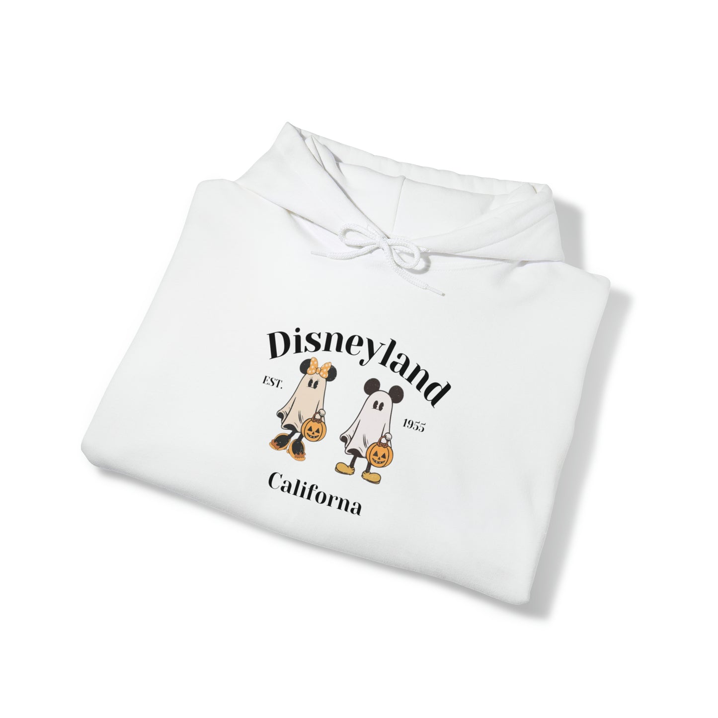 Disneyland Mickey And Minnie Ghost Unisex Heavy Blend Hooded Sweatshirt