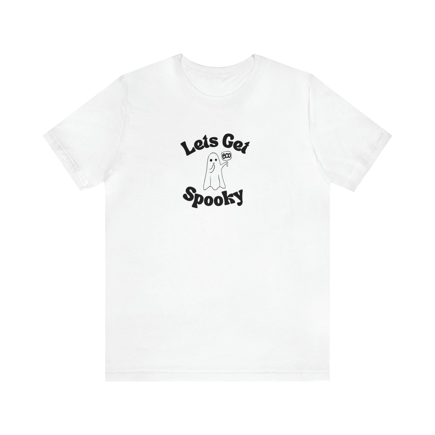 Lets Get Spooky Ghost Unisex Jersey Short Sleeve Tee