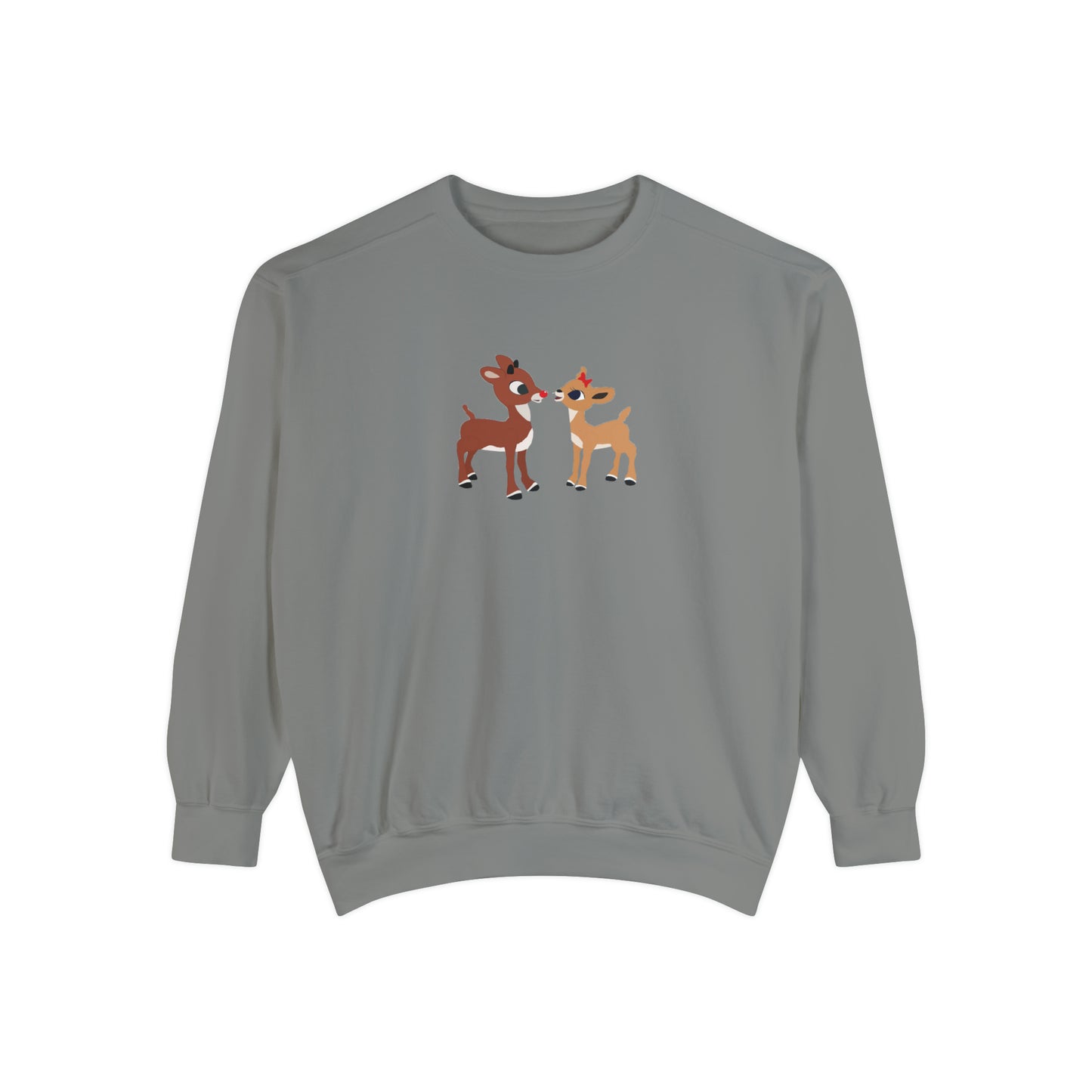 RudolphThe Red Nose Reindeer Unisex Garment-Dyed Sweatshirt