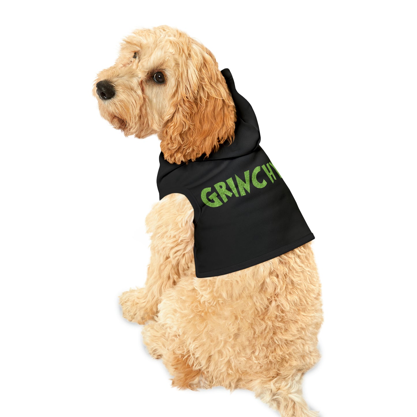 Grinchy Black Pet Hoodie
