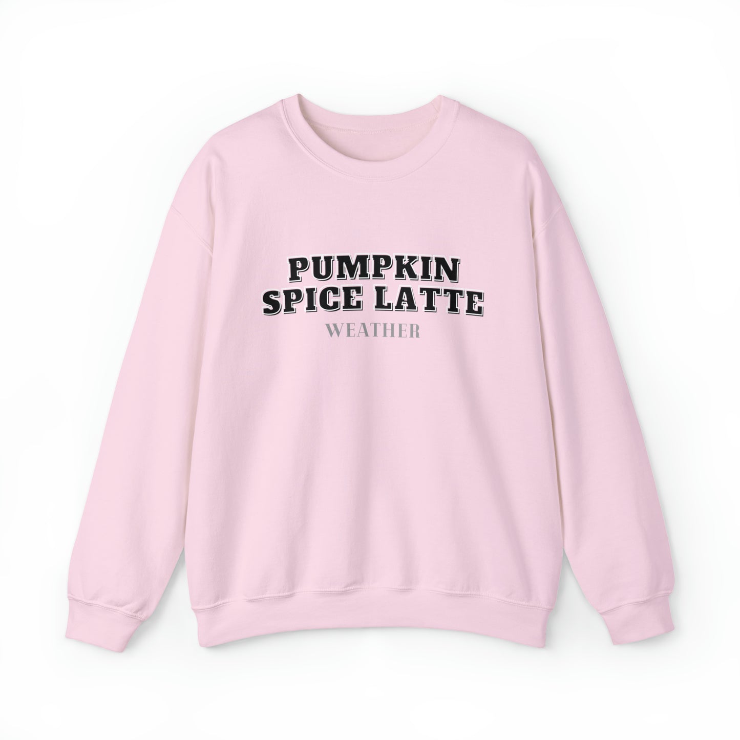 Pumpkin Spice Latte Weather Unisex Heavy Blend Crewneck Sweatshirt